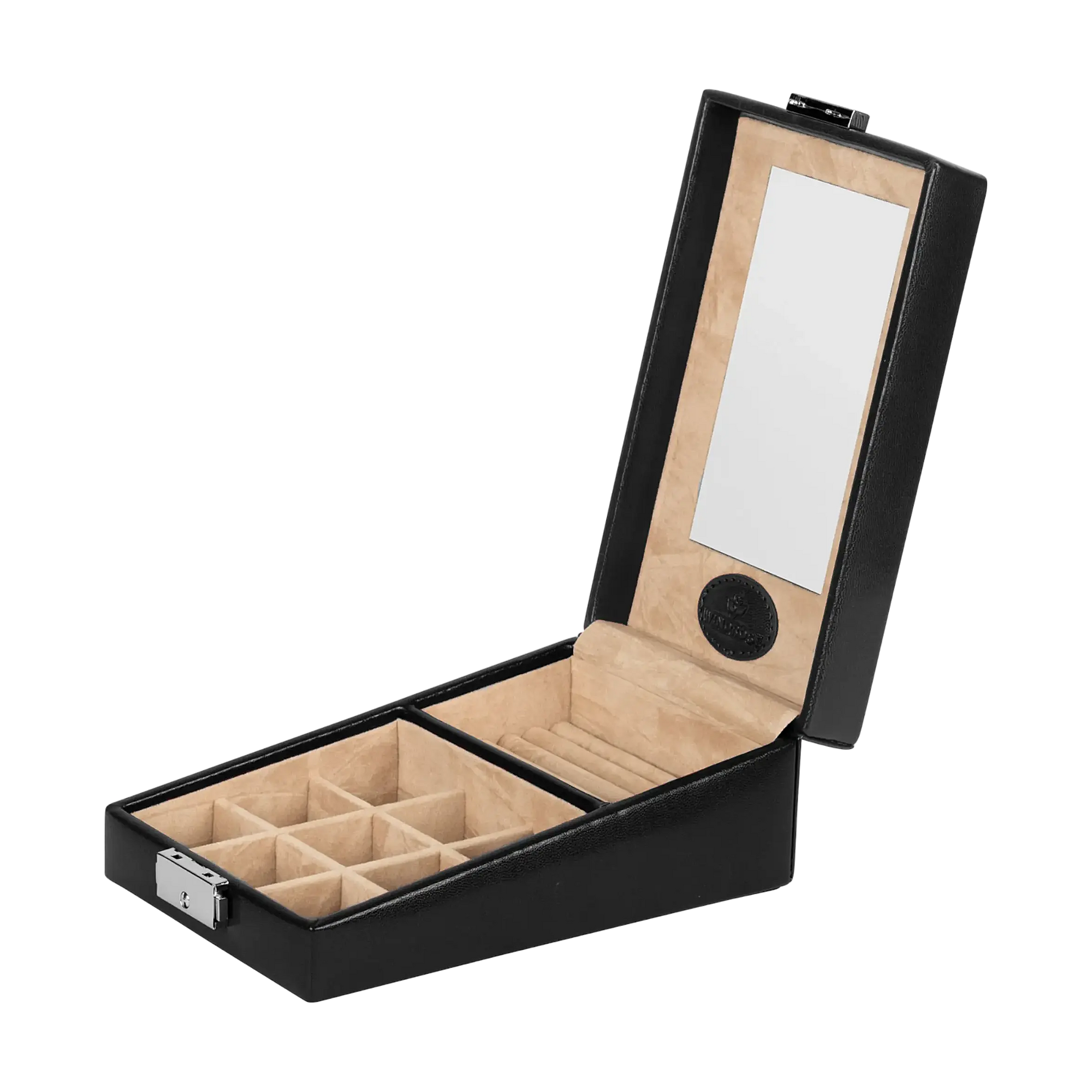 Jewelry box small Merino / black