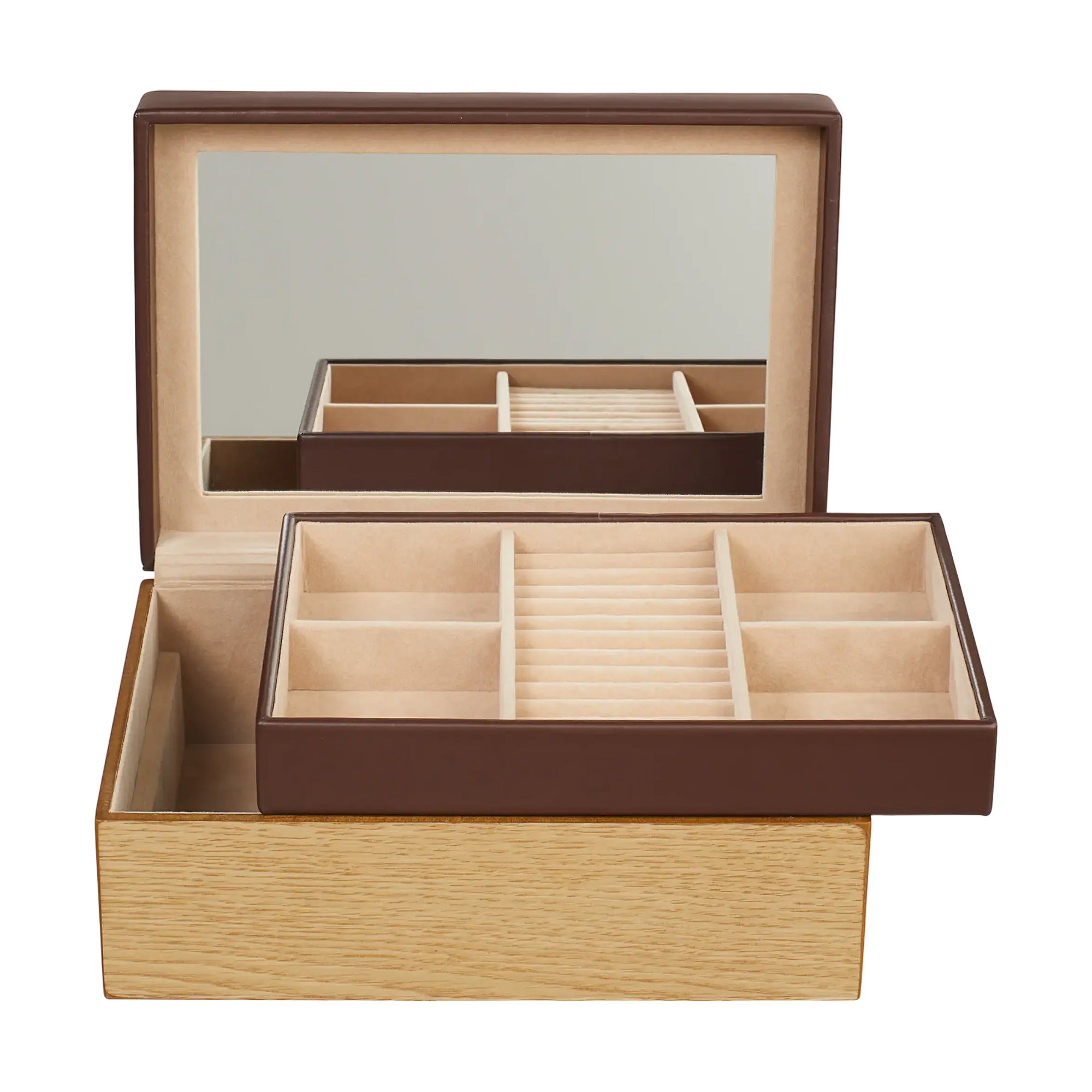 Jewelry box L wood / brown