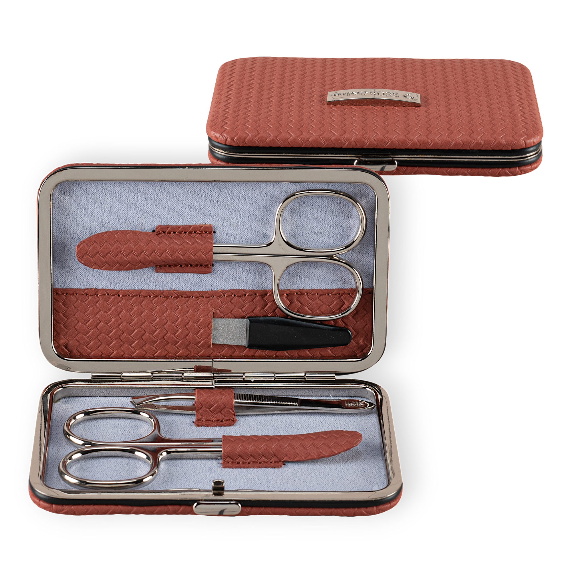 4-piece manicure case Corbello / terracotta