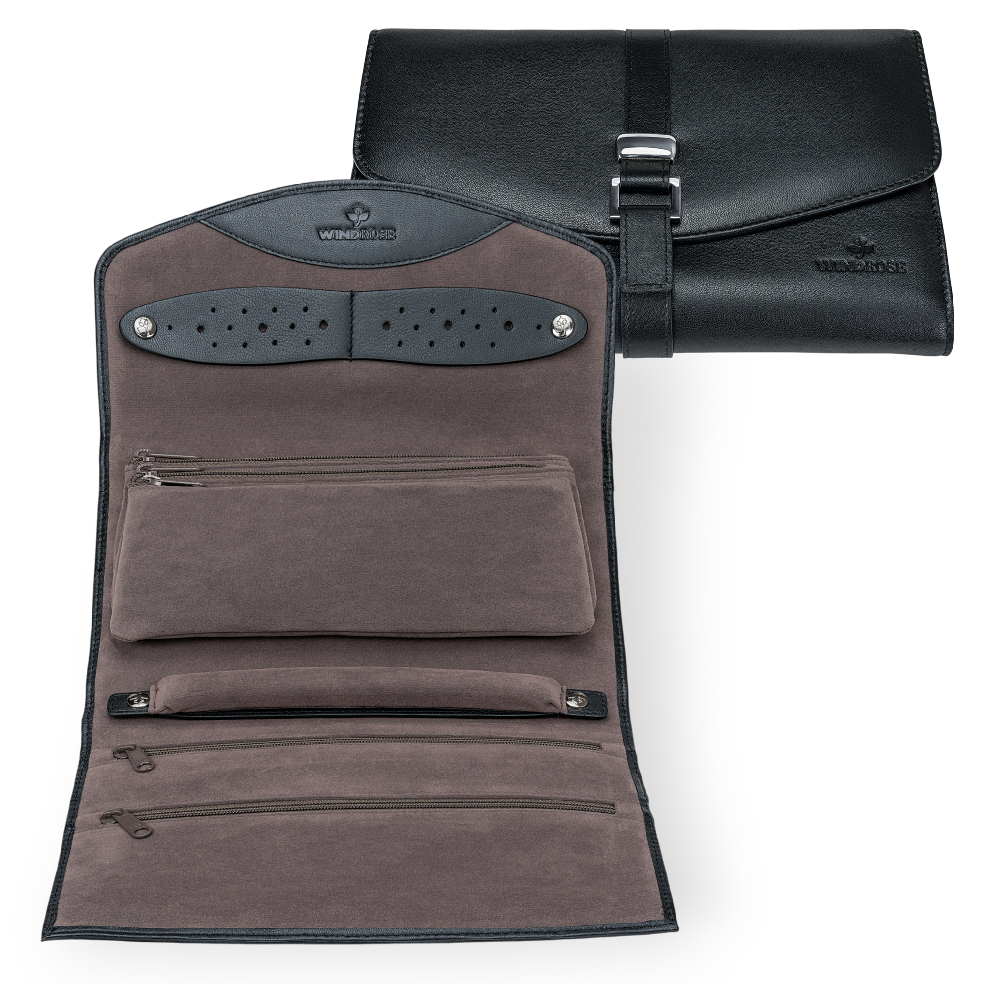 Jewelry bag XL Nappa / black (full cowhide)