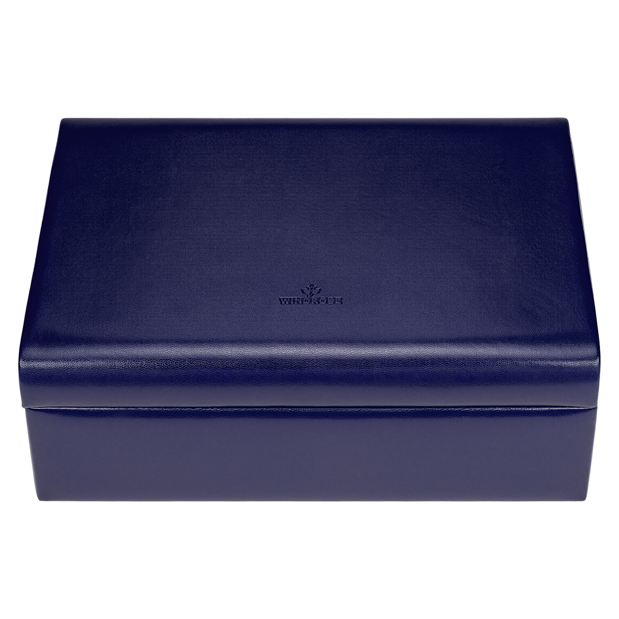 Charm box with 2 removable inserts Merino Moda / dark blue