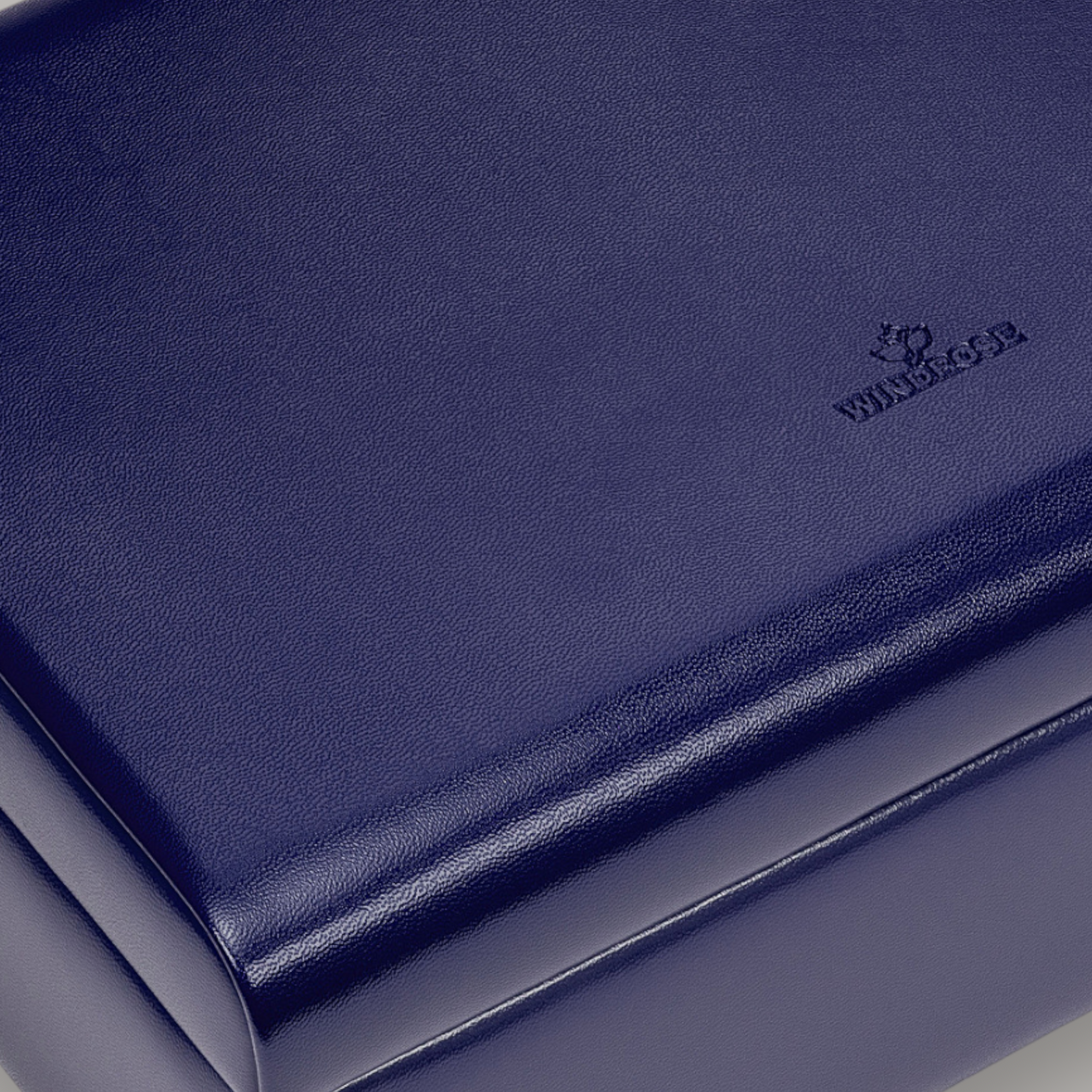 Charm box with 2 removable inserts Merino Moda / dark blue