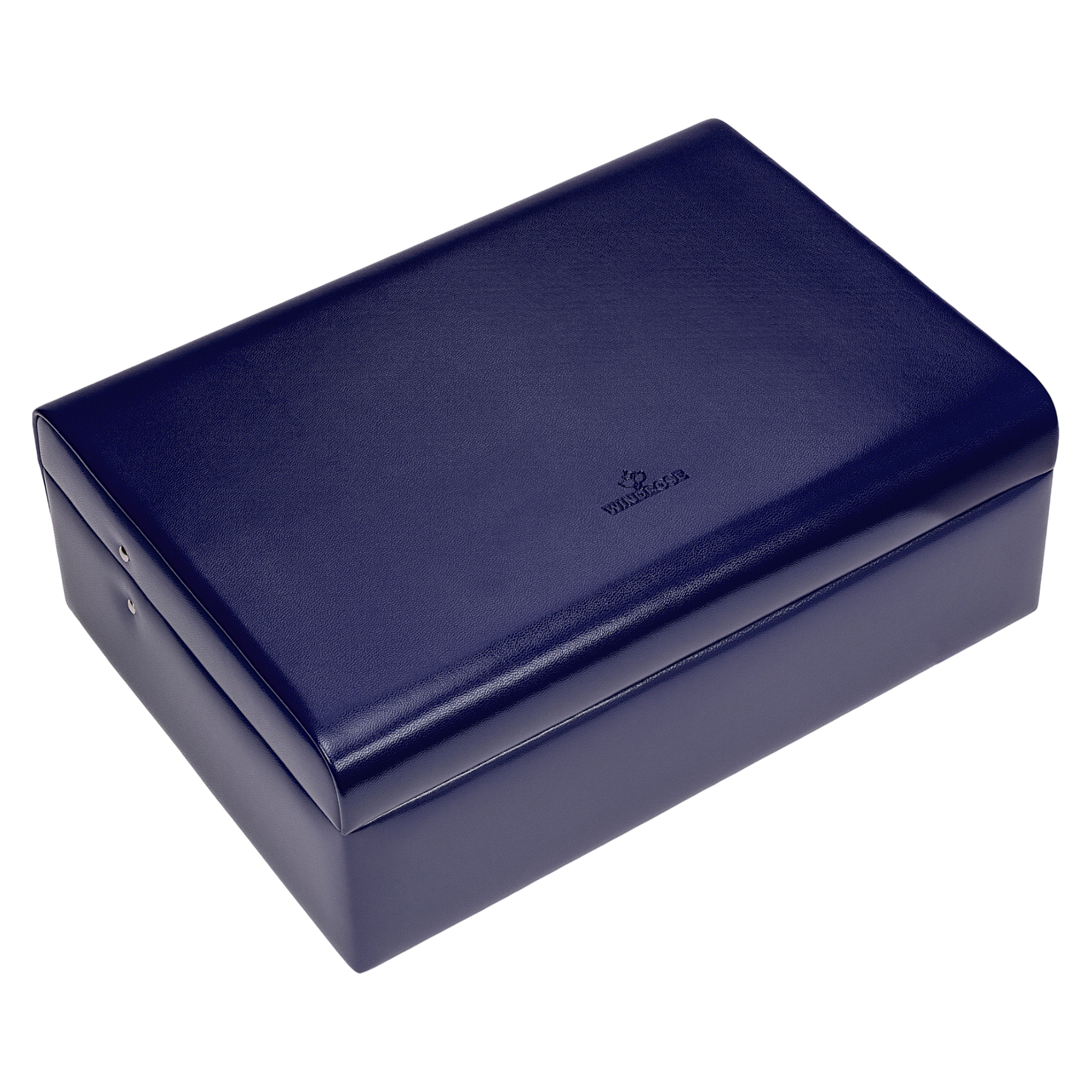 Charm box with 2 removable inserts Merino Moda / dark blue