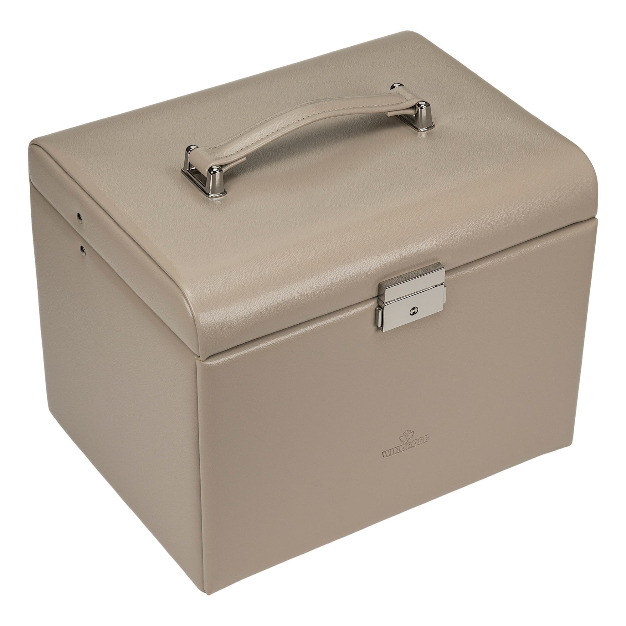 Schmuckkoffer mit integrierter Schmucktasche Merino Moda / beige
