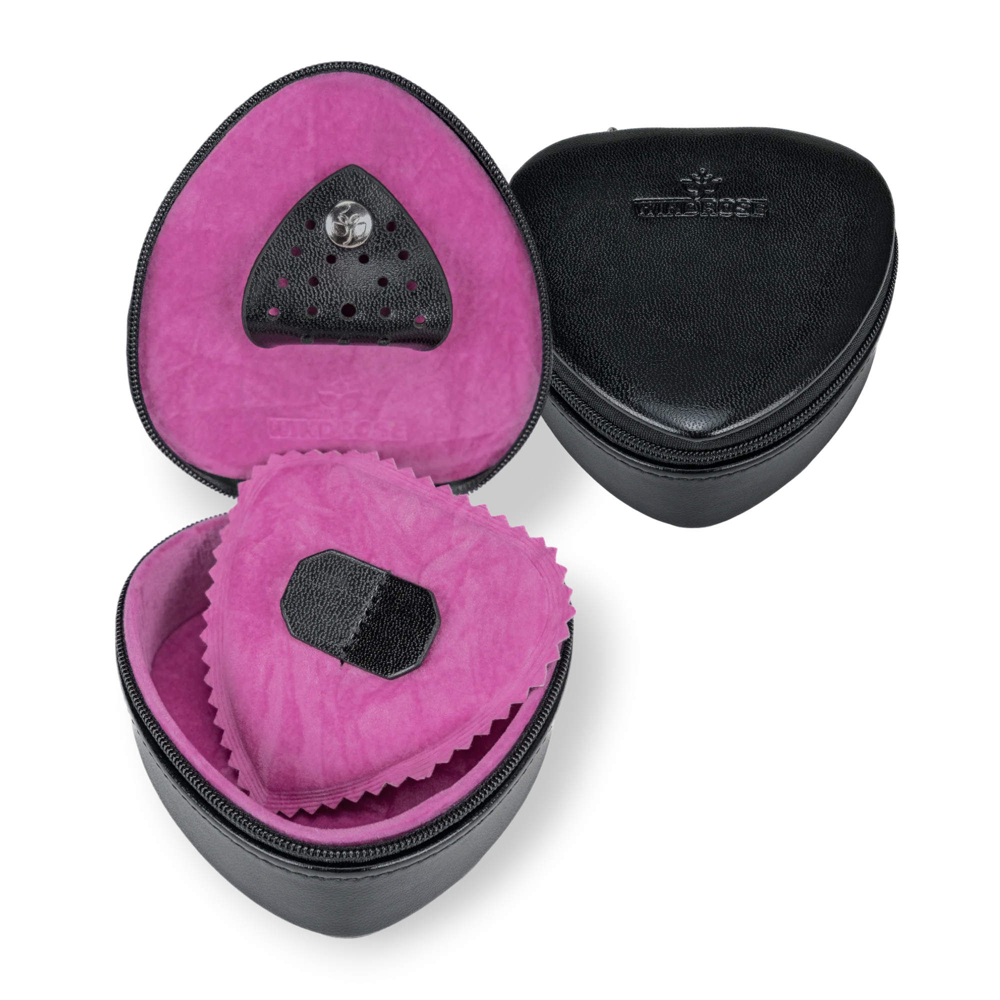 Small heart box Merino Moda / black