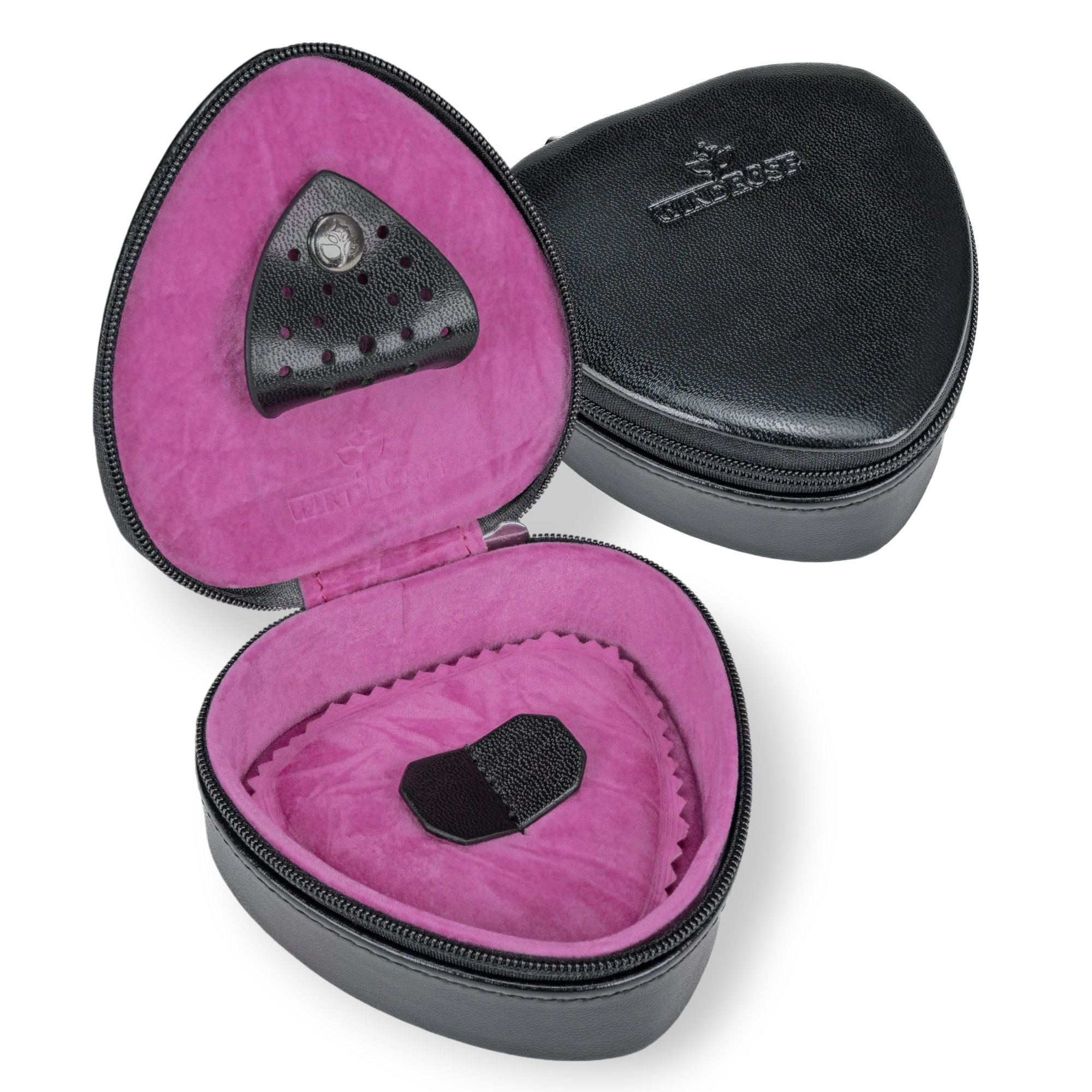 Small heart box Merino Moda / black