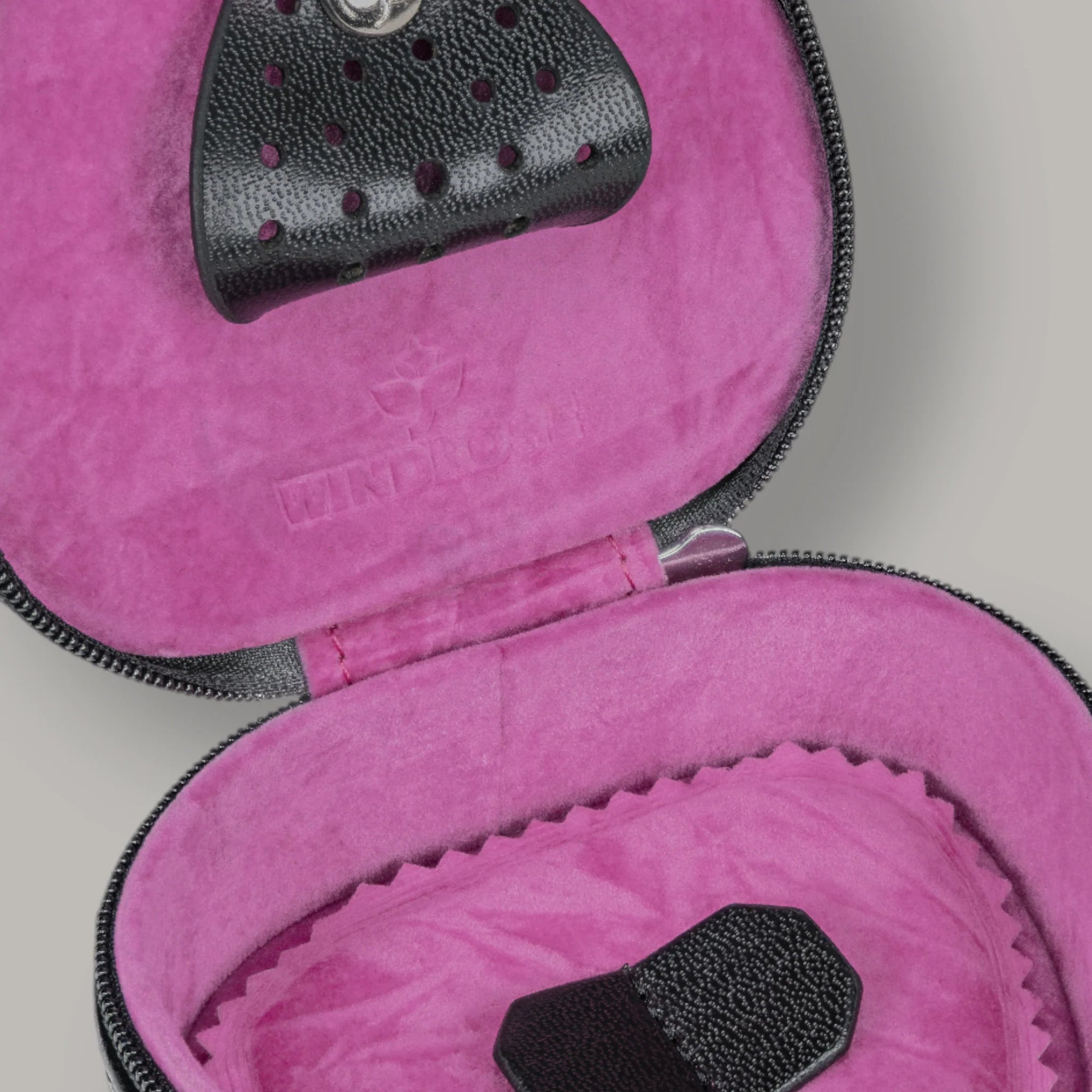 Small heart box Merino Moda / black