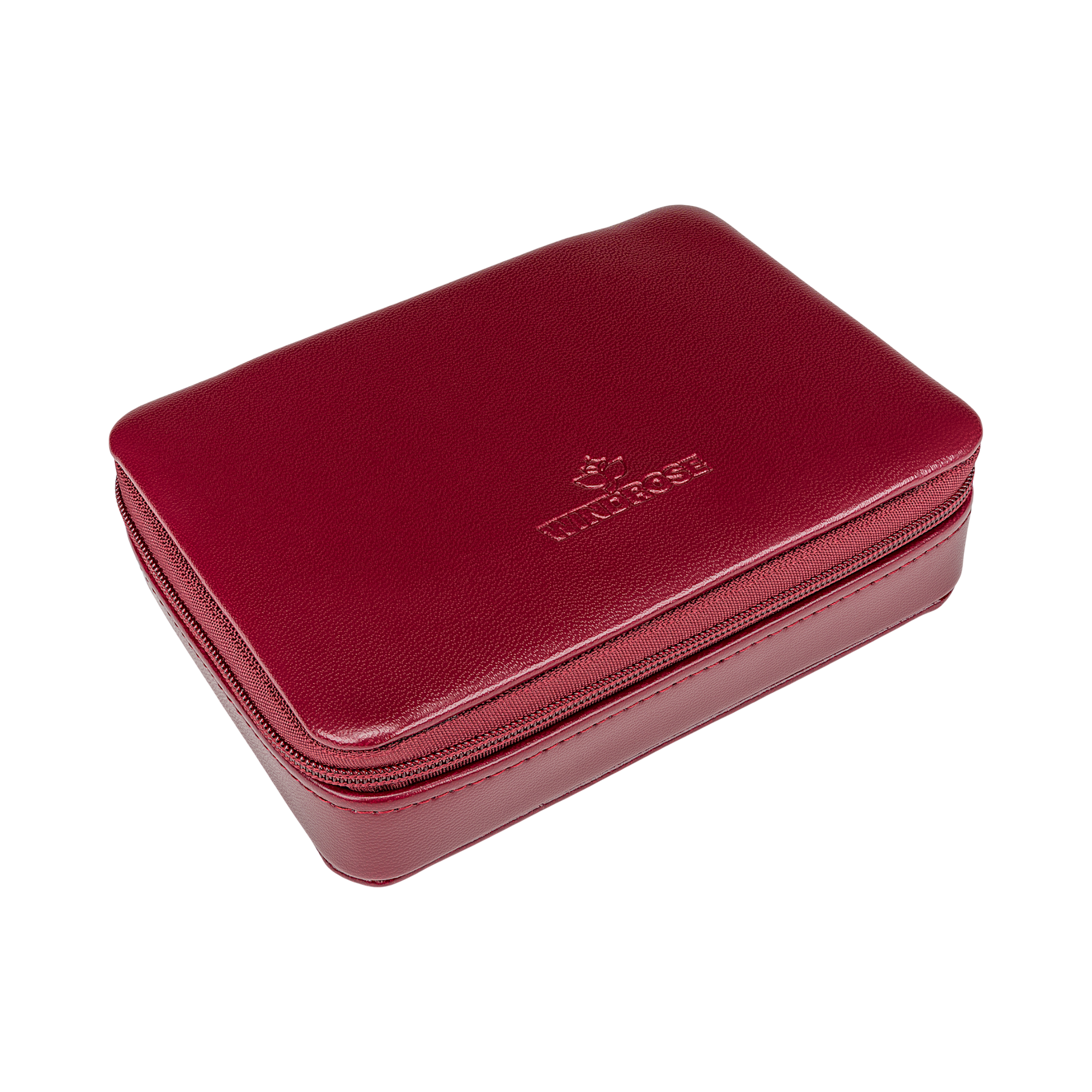 Charm box small Merino / red