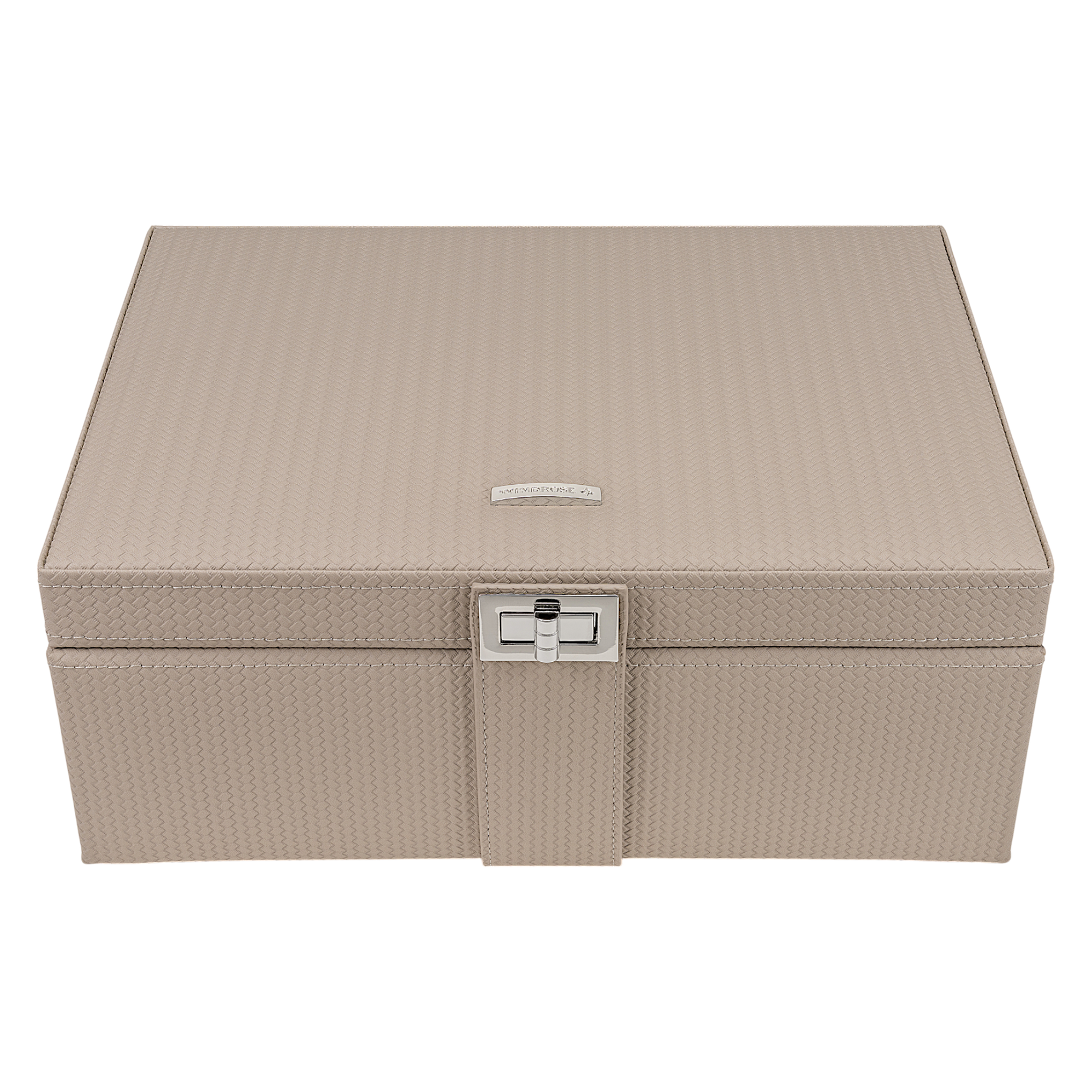 Schmuckkoffer L mit Einsatz Corbello / taupe