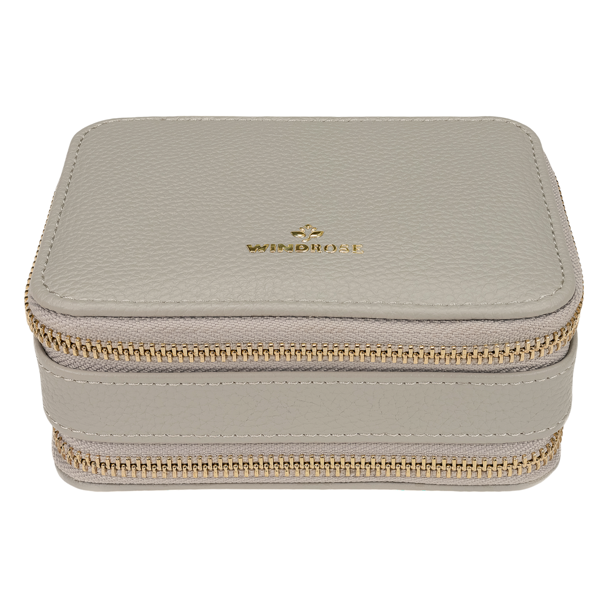 Jewelry case S with zipper Aurora / light grey