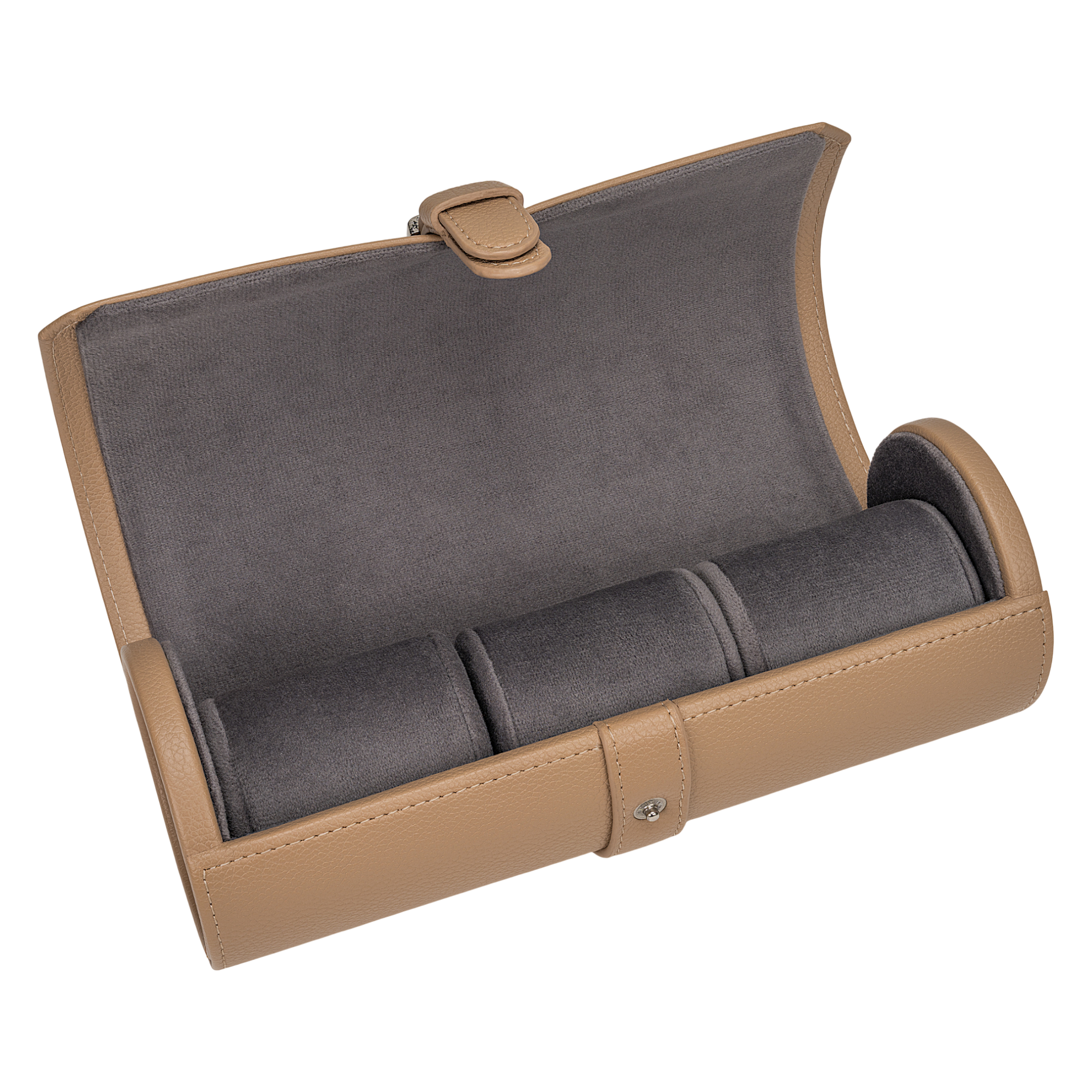 Uhrenetui für 3 Uhren Marvella / camel