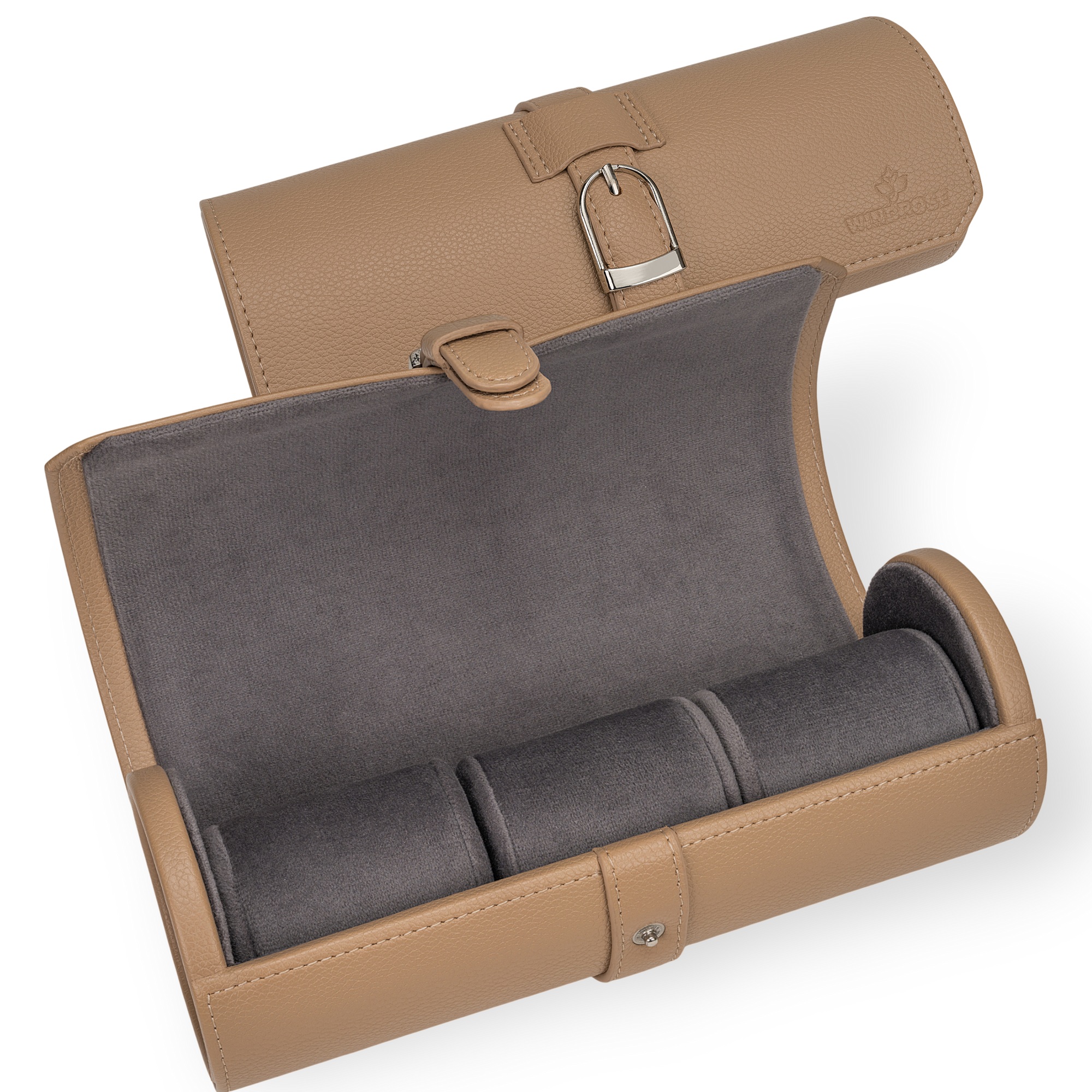 Uhrenetui für 3 Uhren Marvella / camel