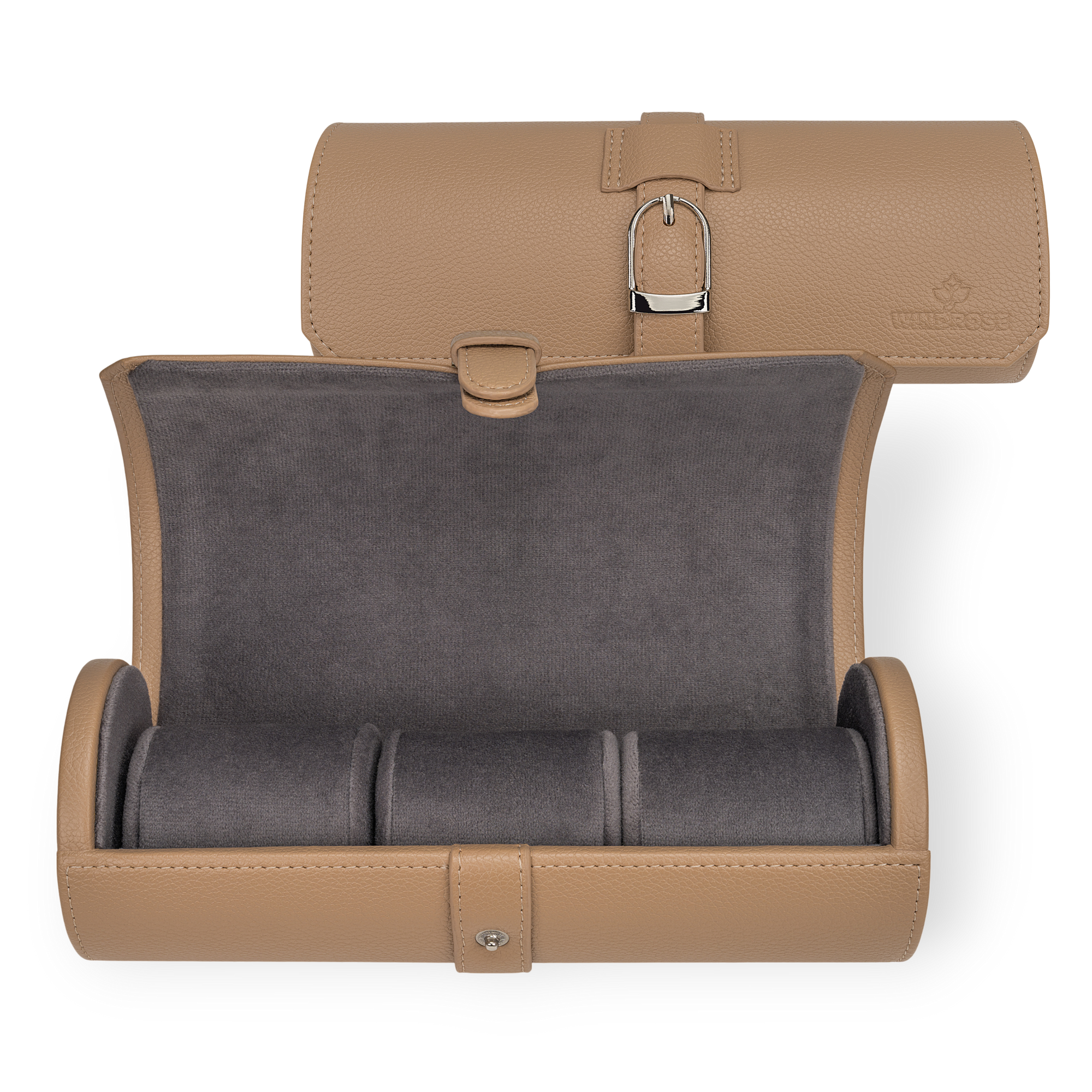 Uhrenetui für 3 Uhren Marvella / camel