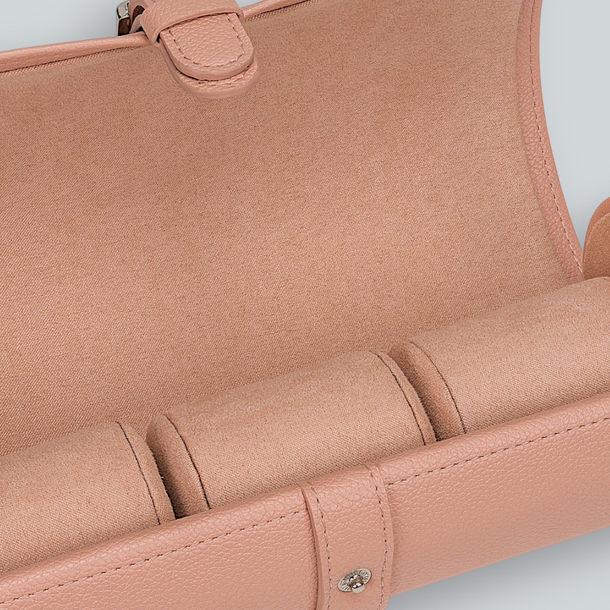 Uhrenetui für 3 Uhren Marvella / rosé