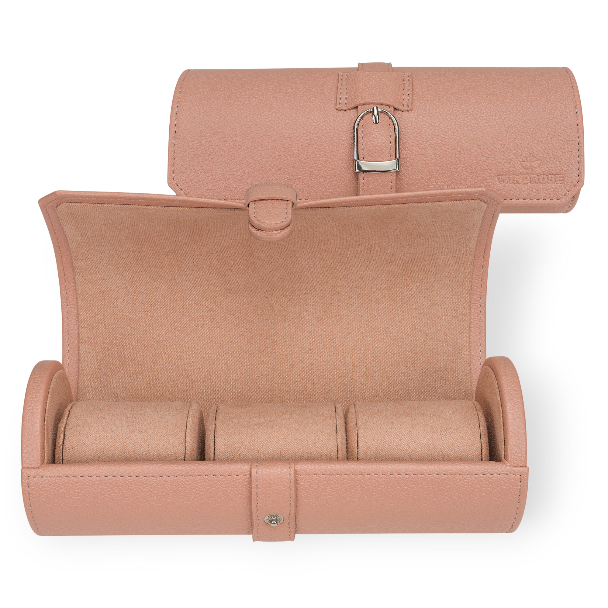 Uhrenetui für 3 Uhren Marvella / rosé