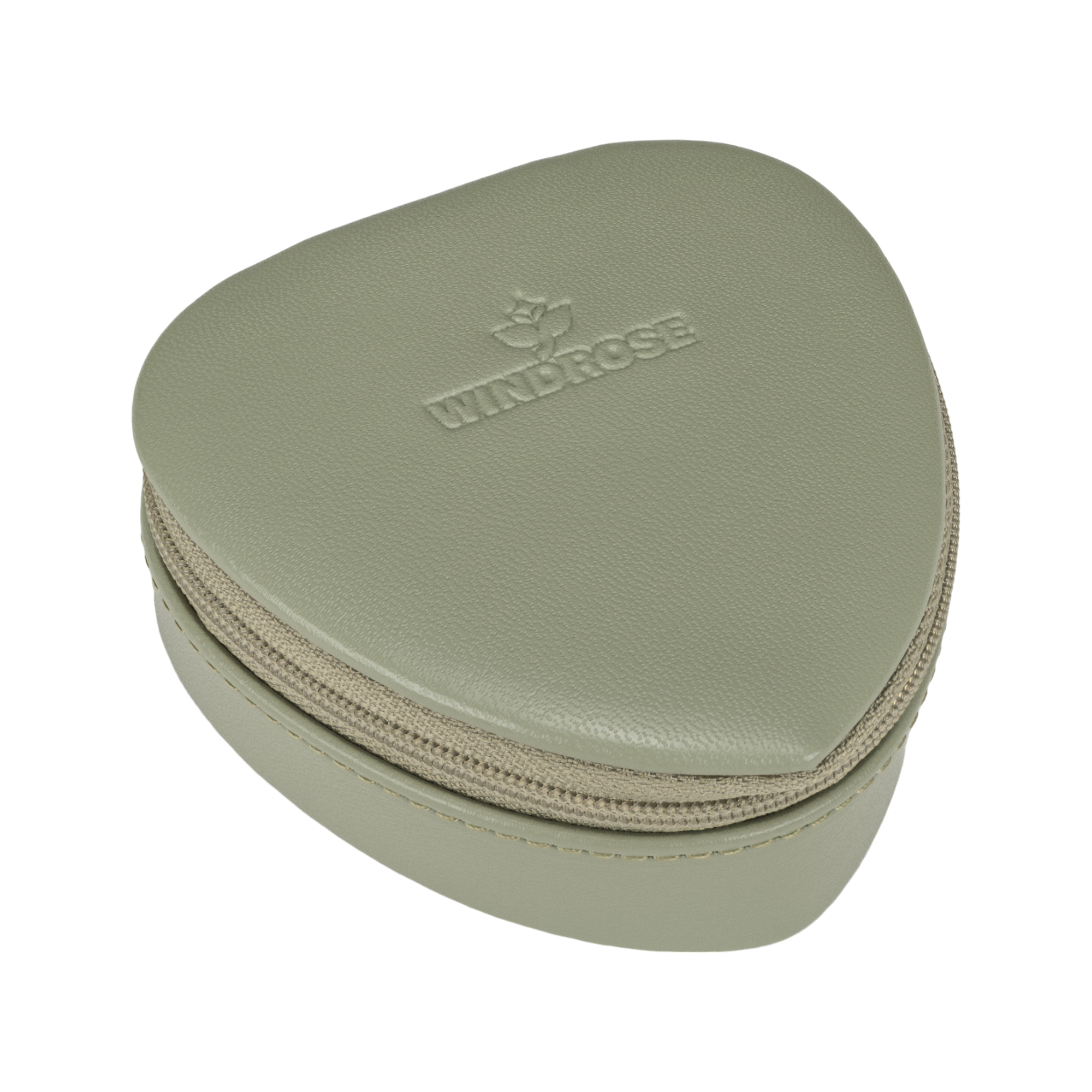 Kleine Herzdose Merino Moda / salbei