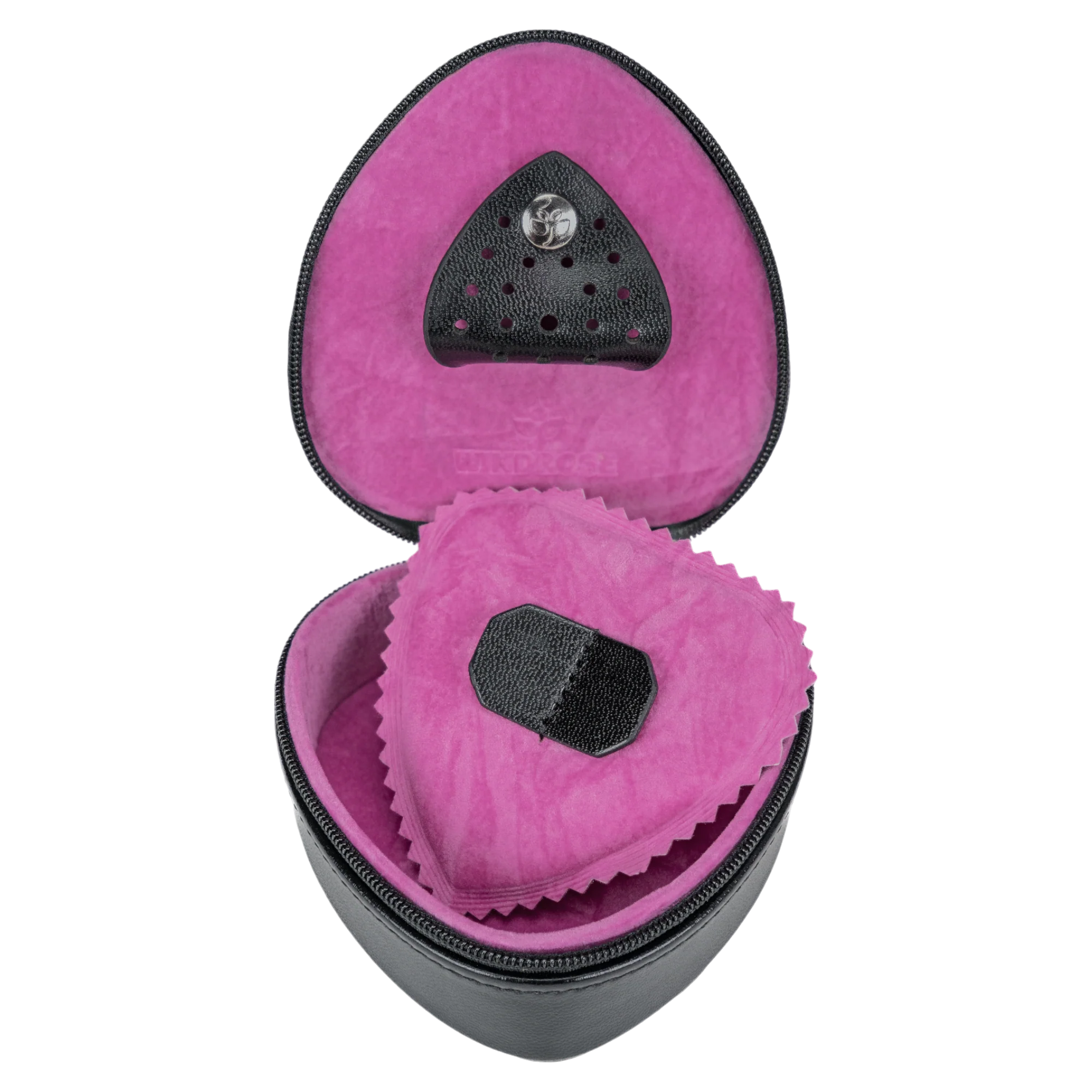 Small heart box Merino Moda / black