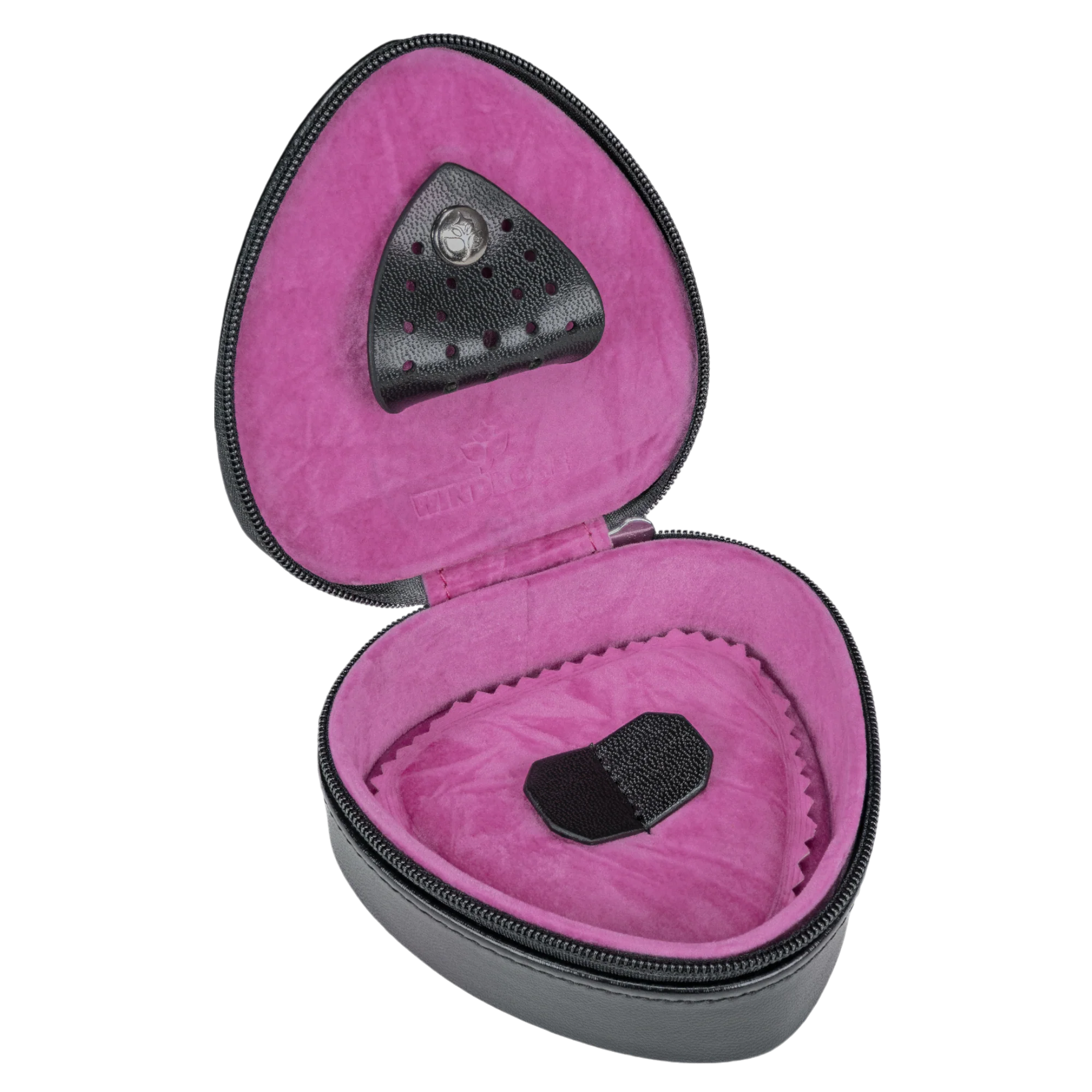Small heart box Merino Moda / black