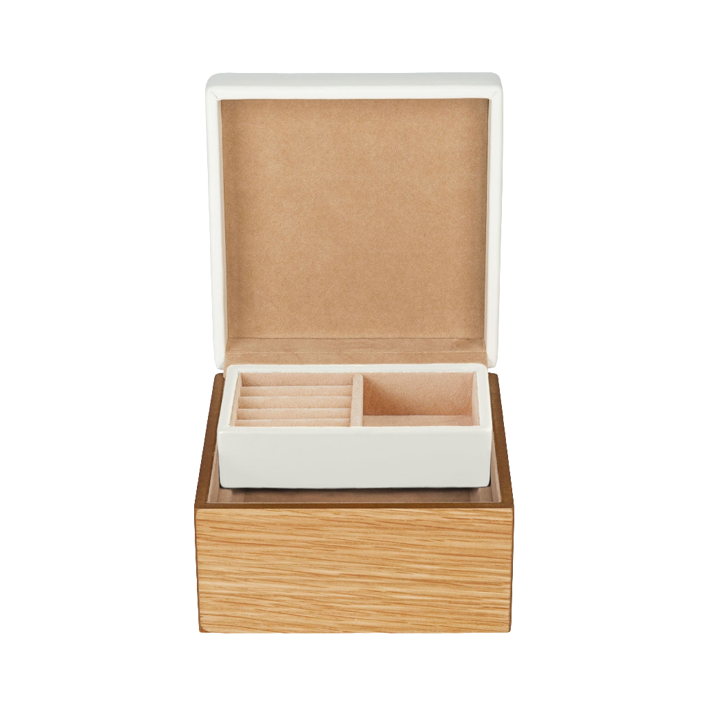 Jewelry box wood / cream