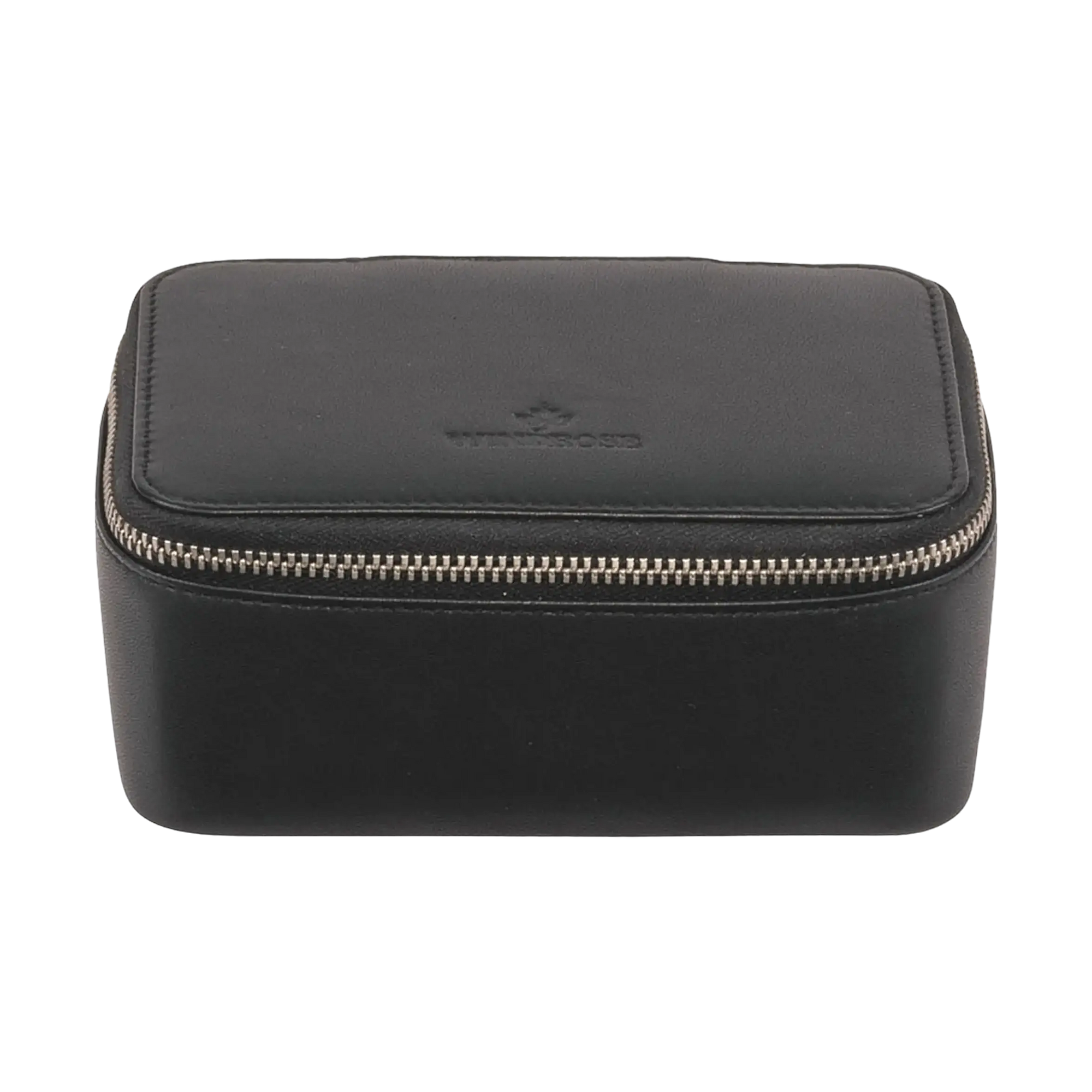 Jewellery case square nappa / black (full-grain leather)