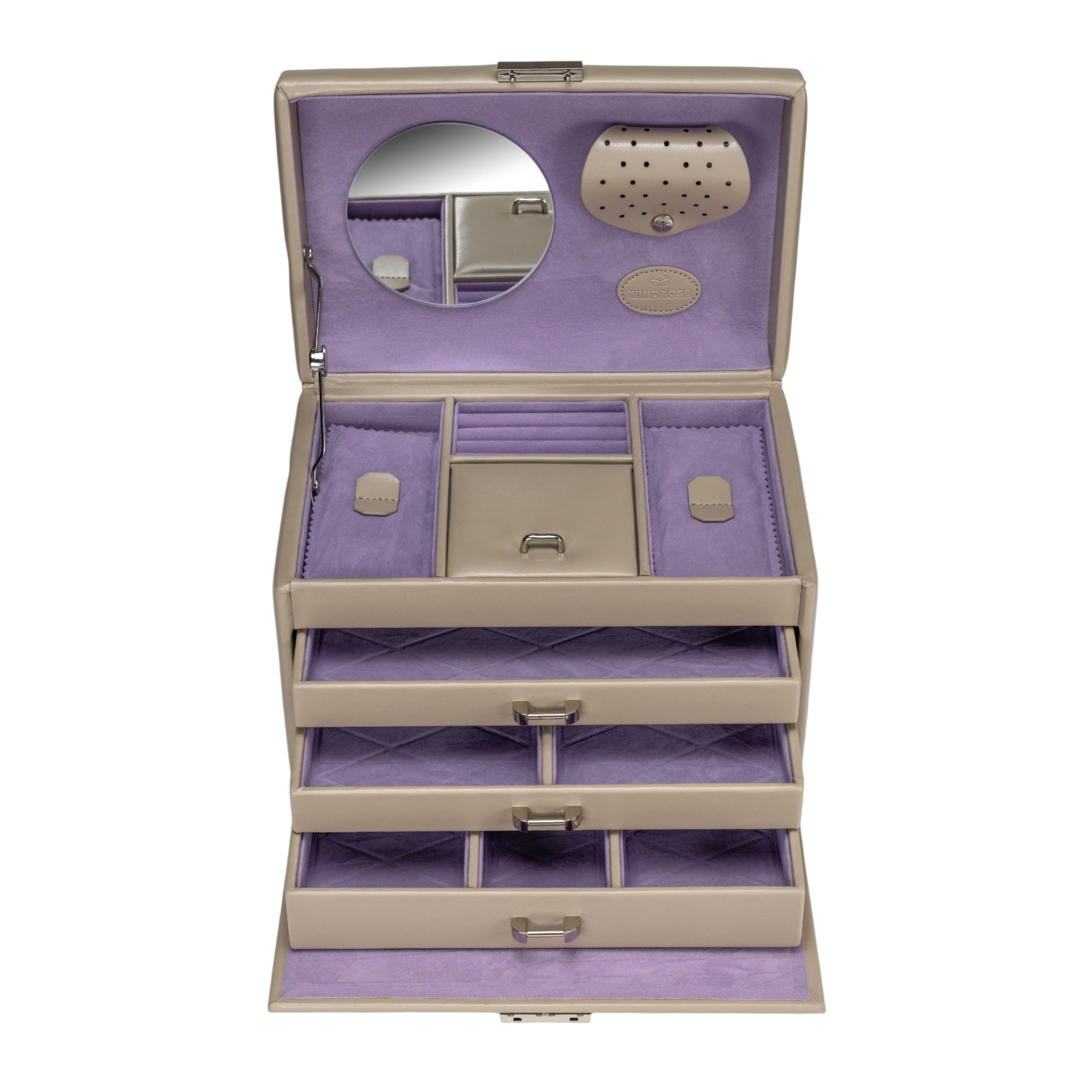 Merino Moda / beige jewelry case
