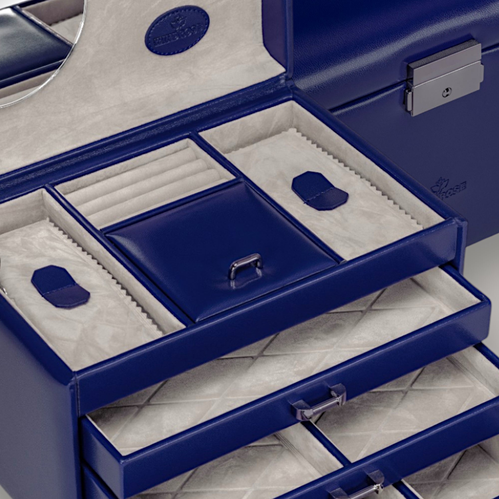 Coffret à bijoux Merino Moda / bleu foncé