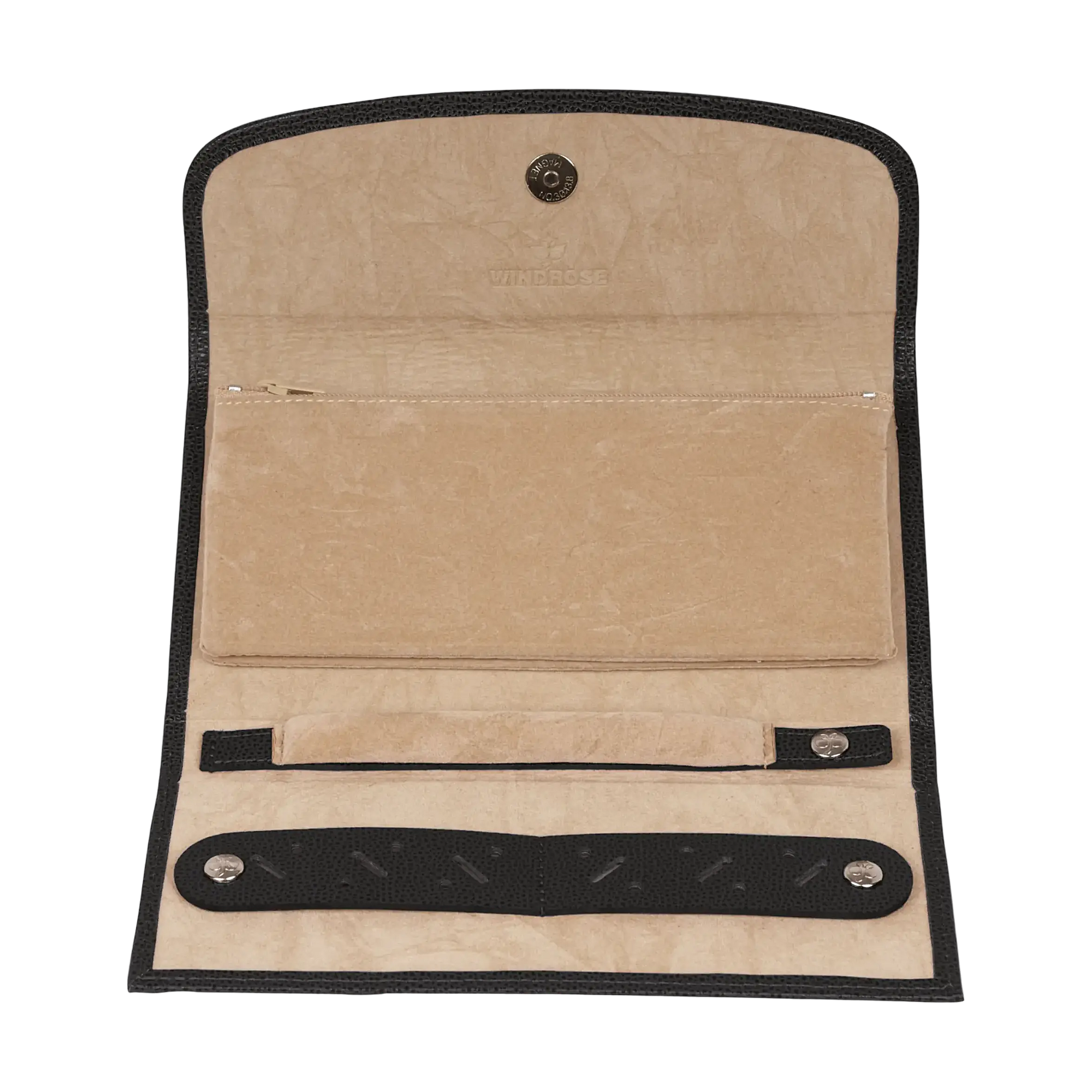 Beluga jewelry bag / black (leather)
