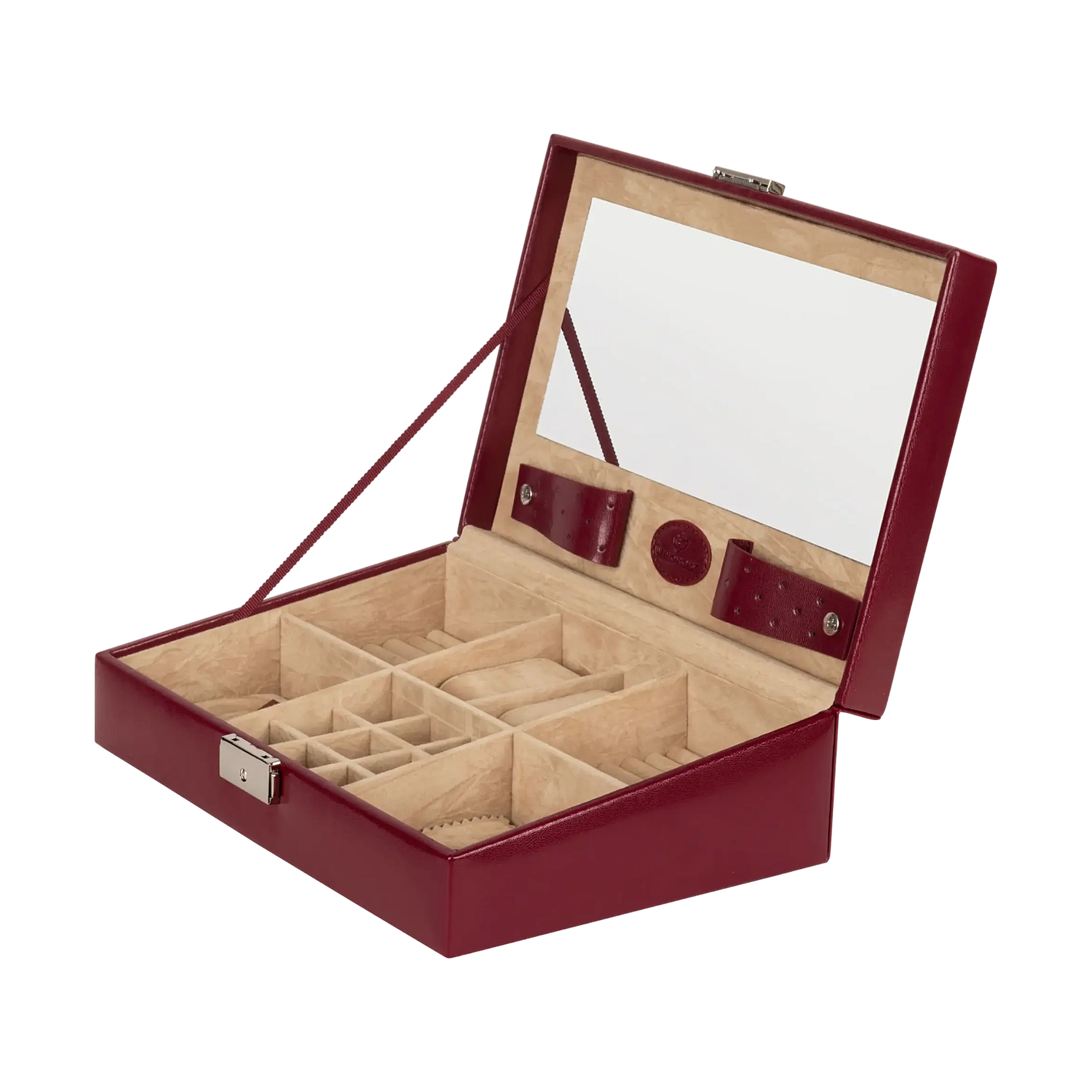 Jewellery box Merino / red