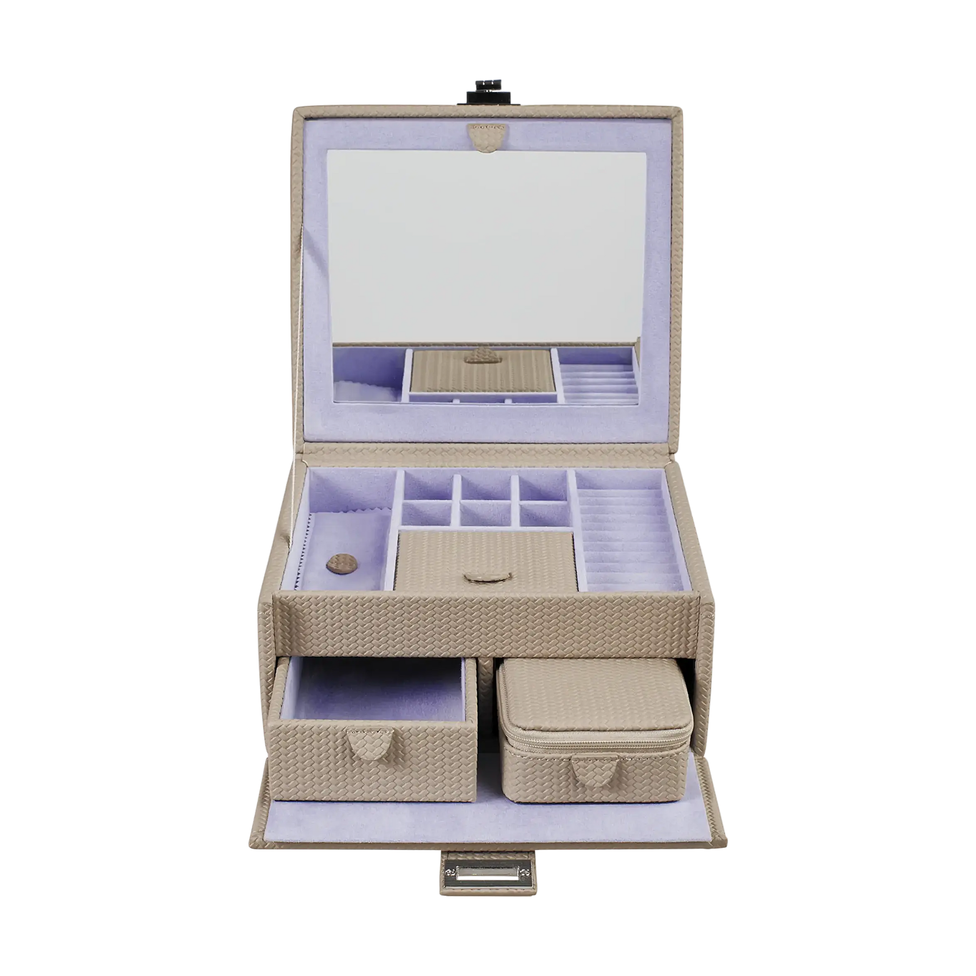 Jewellery case M with insert Corbello / taupe