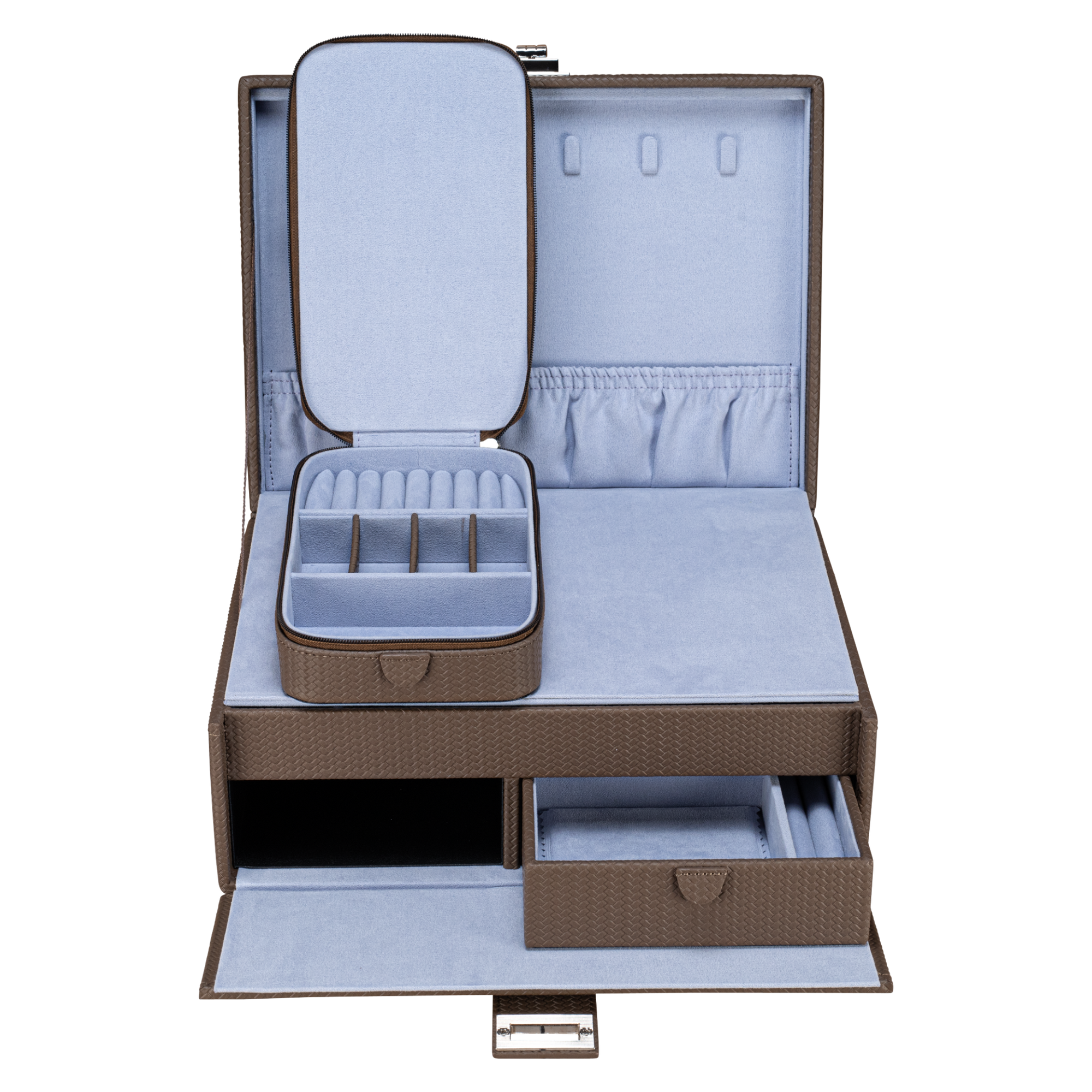 Jewelry case L with insert Corbello / mocca