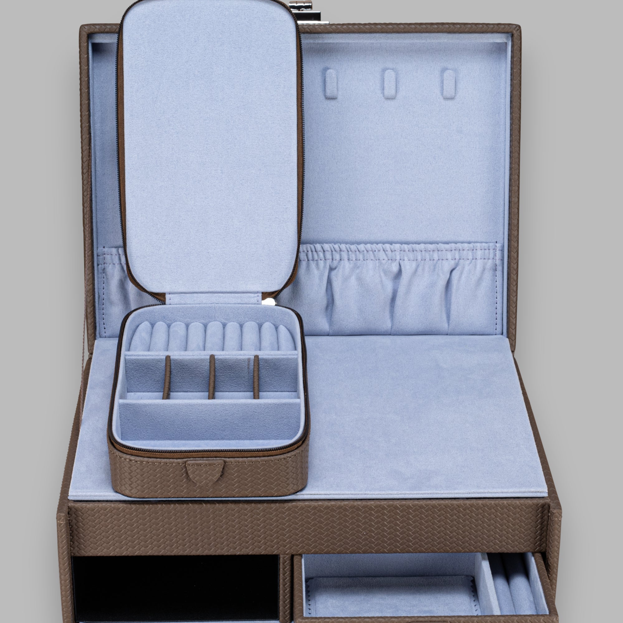 Jewelry case L with insert Corbello / mocca