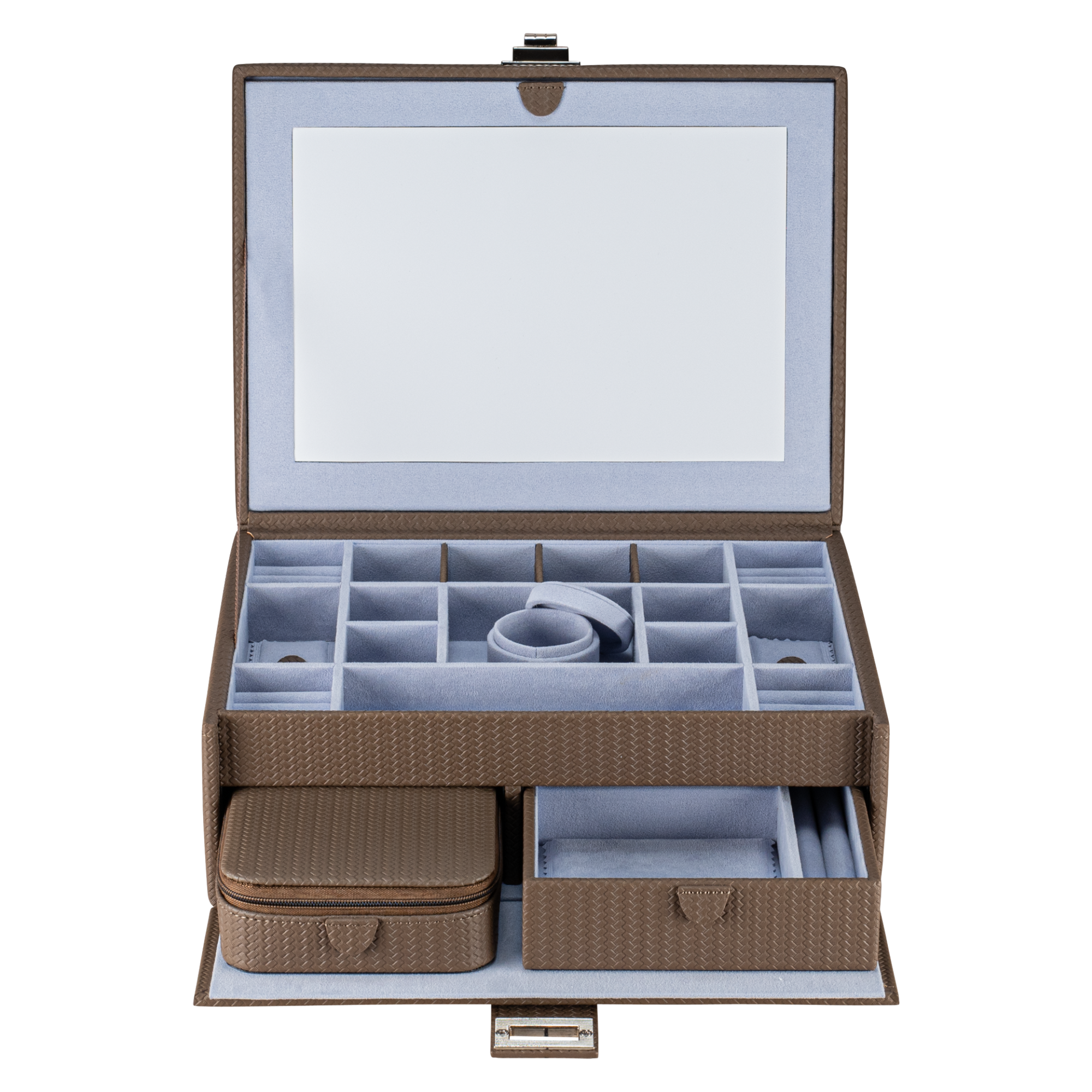 Jewelry case L with insert Corbello / mocca