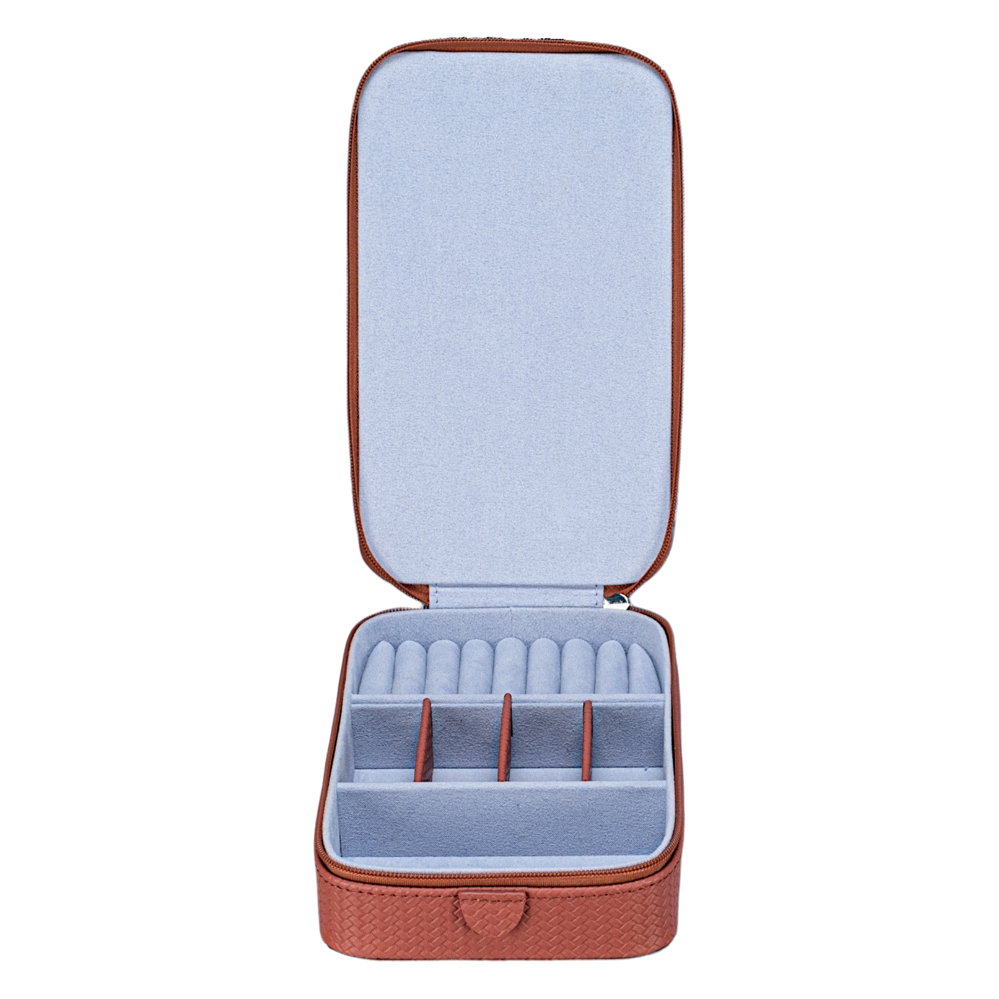 Jewelry case L with insert Corbello / terracotta