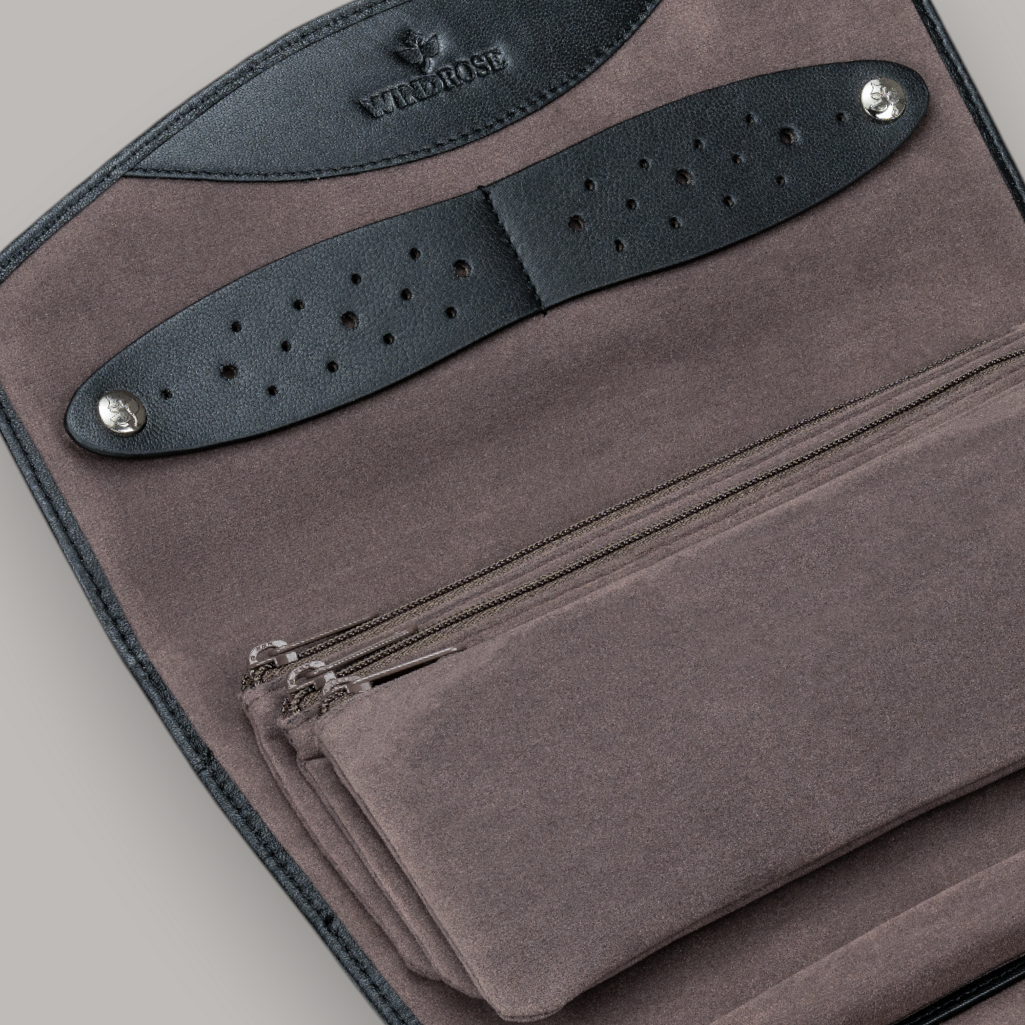 Schmucktasche XL Nappa / schwarz (Vollrindleder)