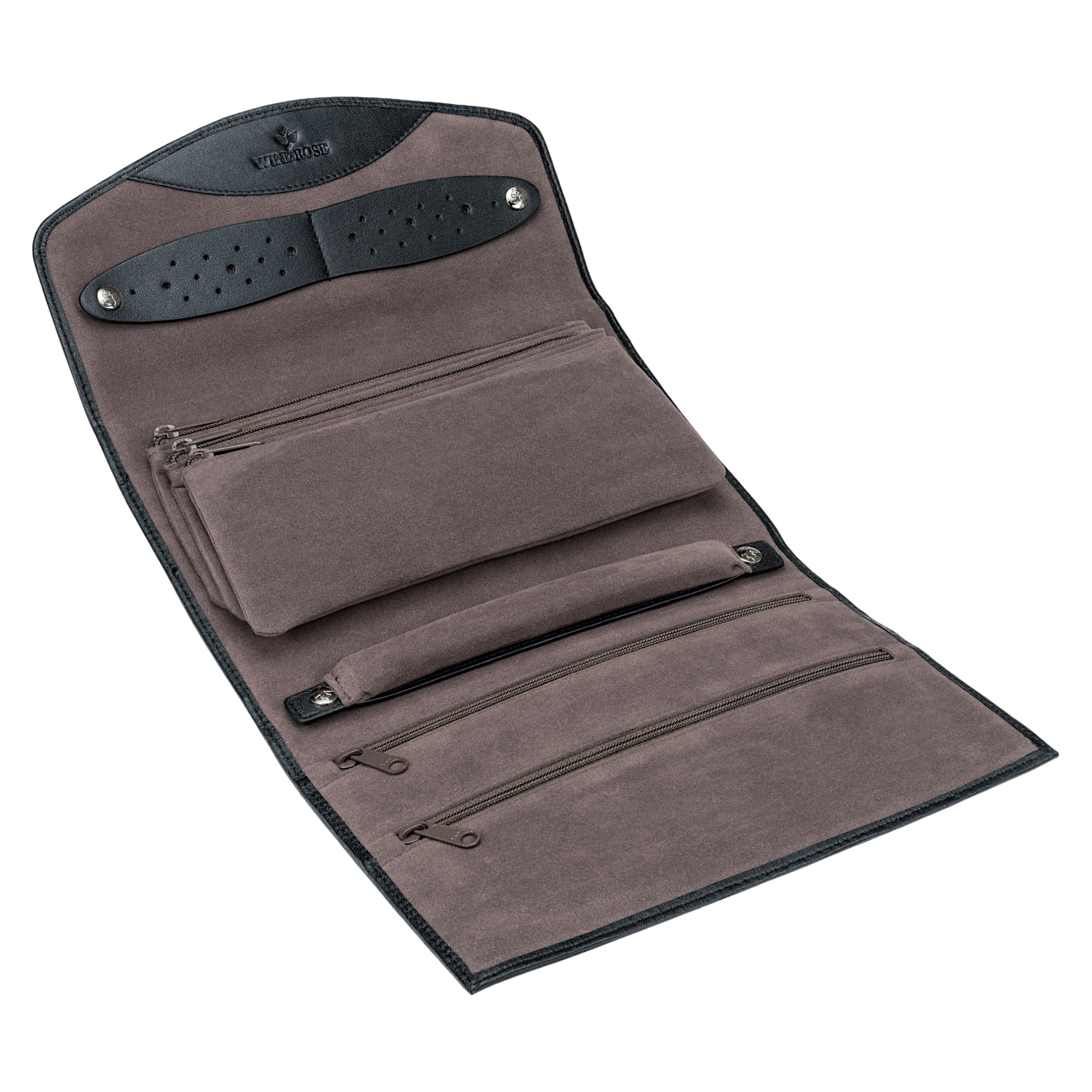 Schmucktasche XL Nappa / schwarz (Vollrindleder)