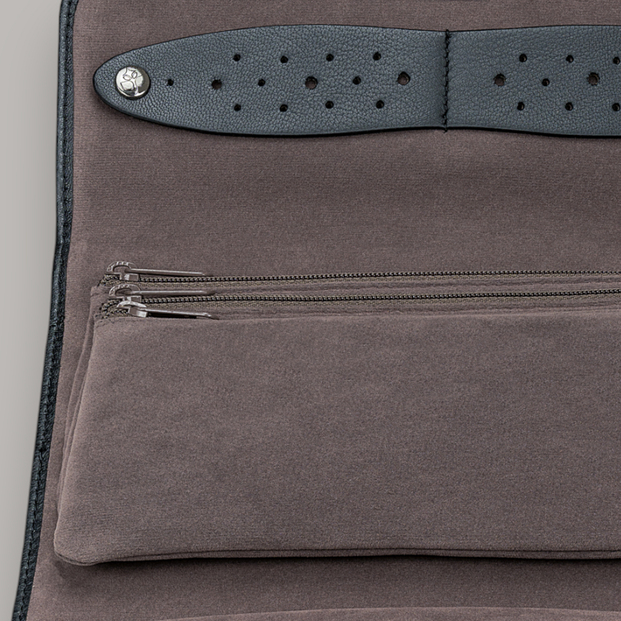 Schmucktasche XL Nappa / schwarz (Vollrindleder)
