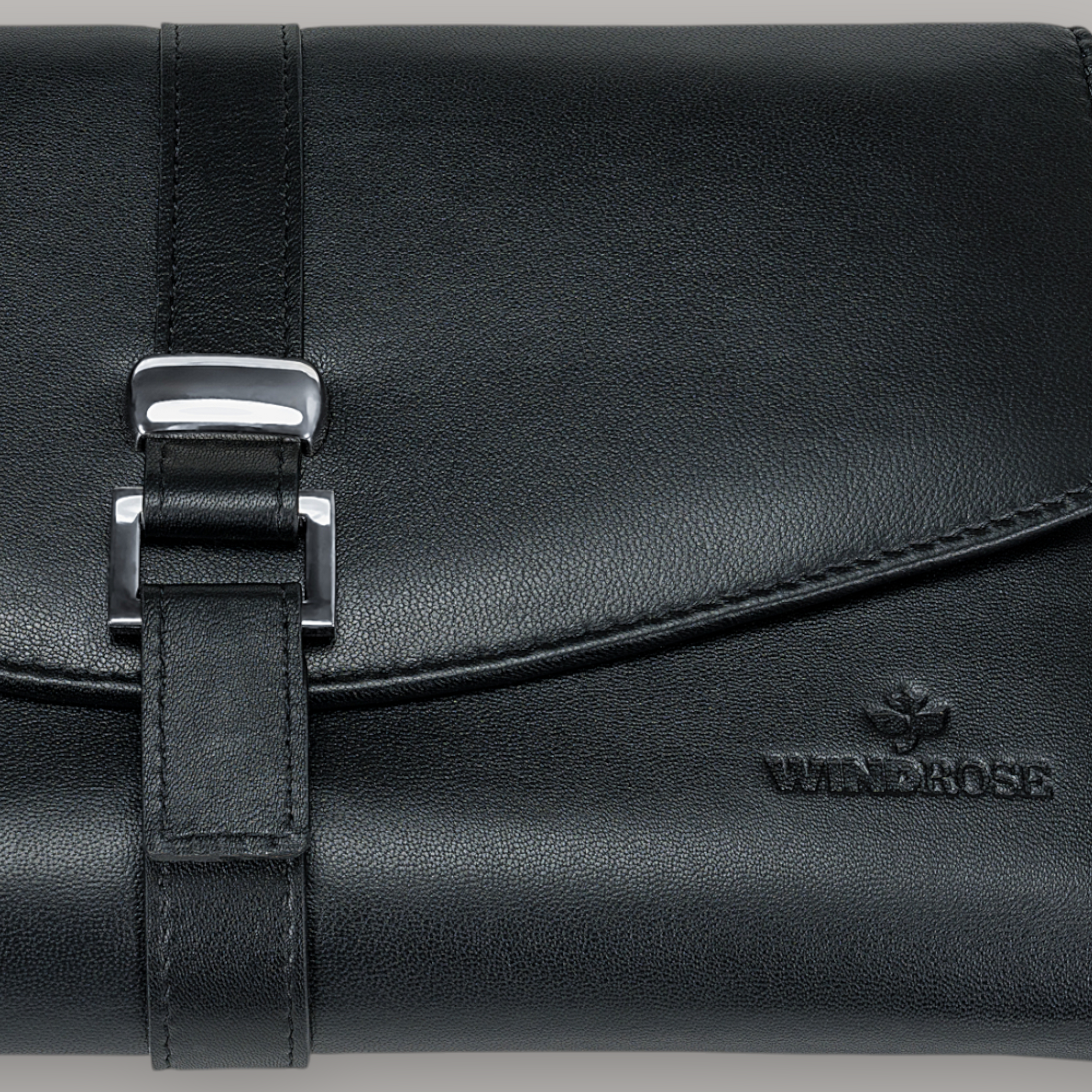 Schmucktasche XL Nappa / schwarz (Vollrindleder)