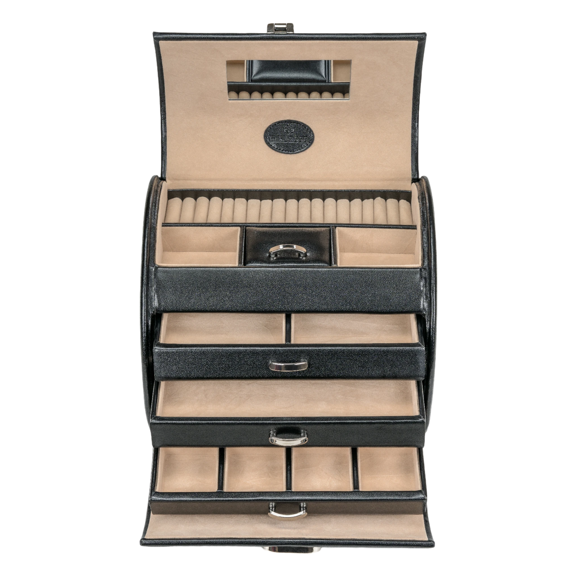 Jewelry case Merino / black