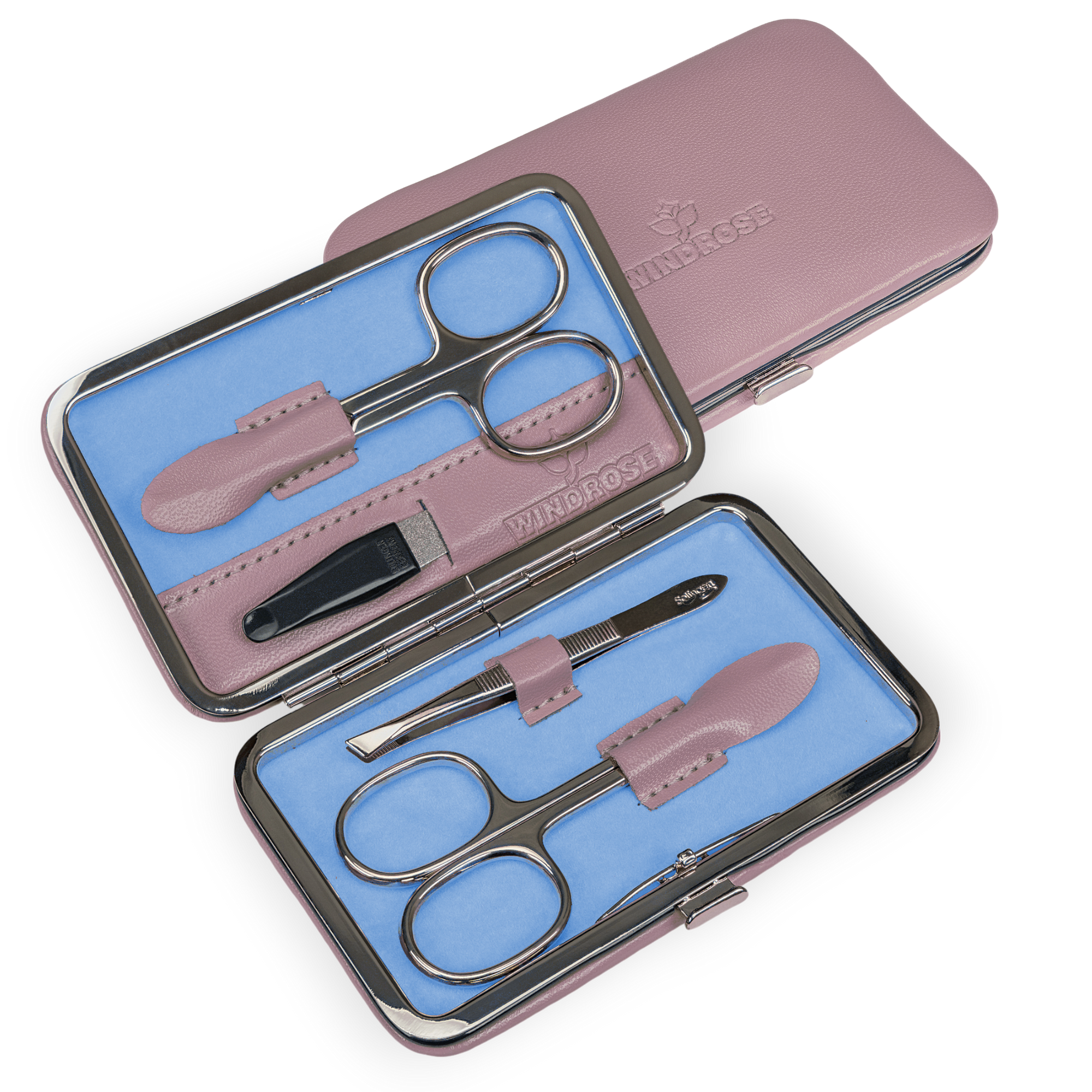 4-piece manicure case Merino Moda / gray