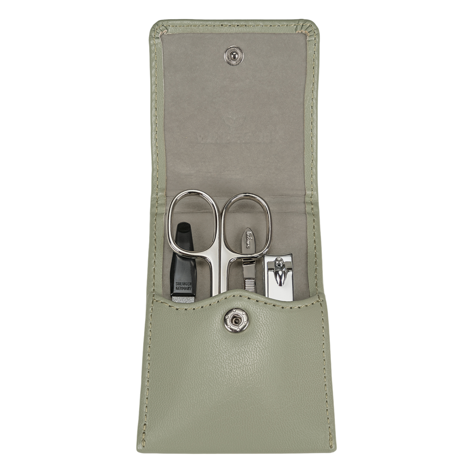 Trousse de manucure 4 pièces Merino Moda / sauge