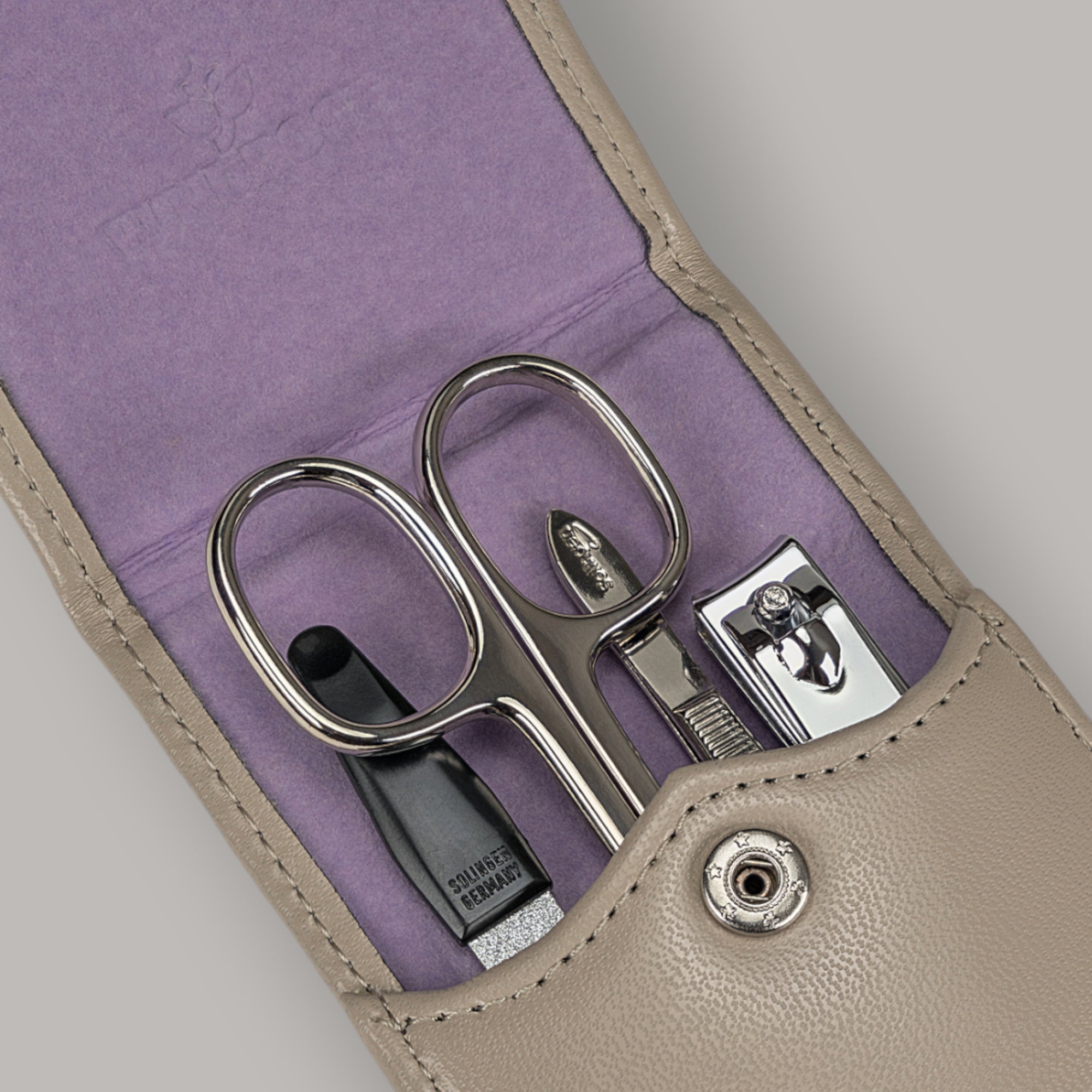 Trousse de manucure 4 pièces Merino Moda / beige