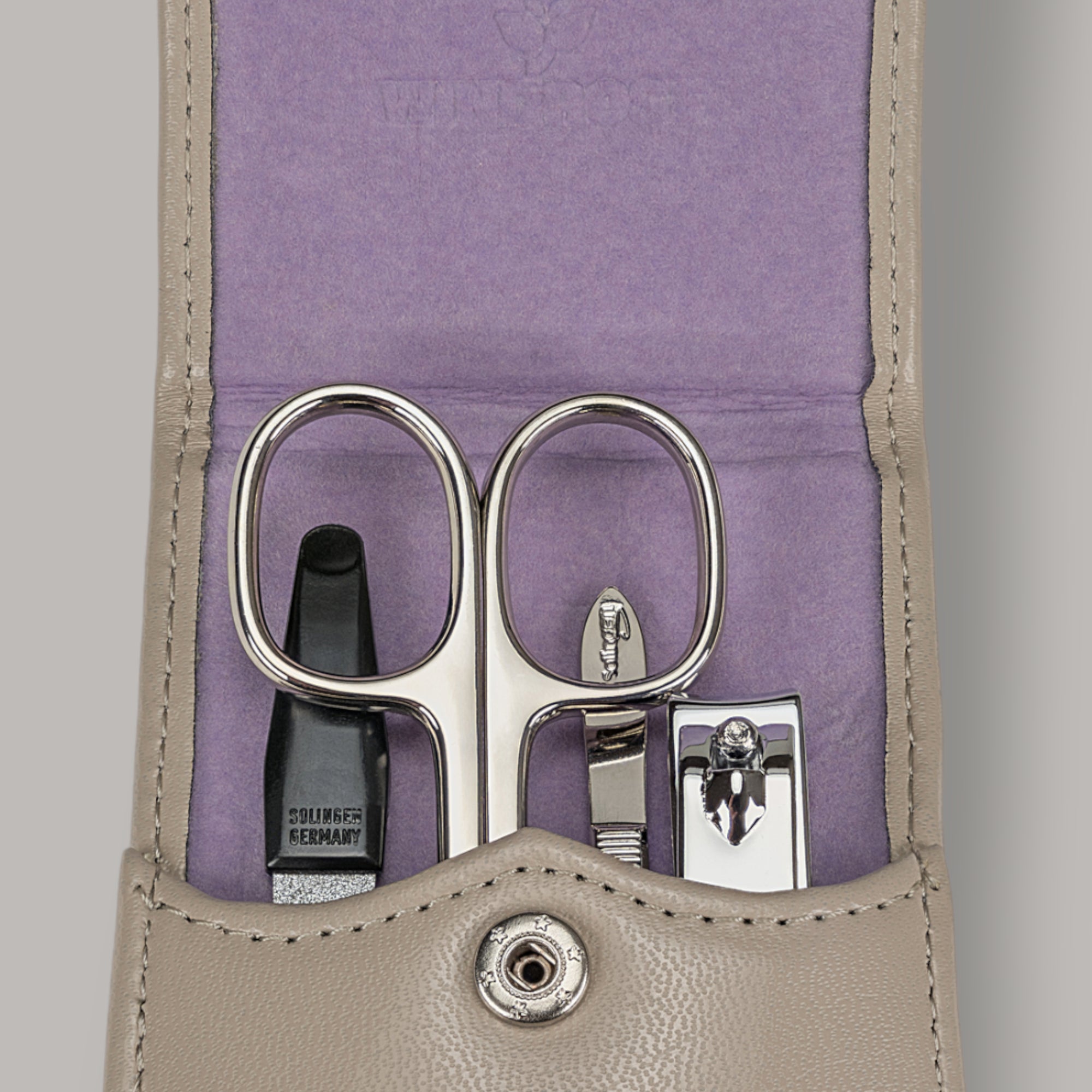 Trousse de manucure 4 pièces Merino Moda / beige