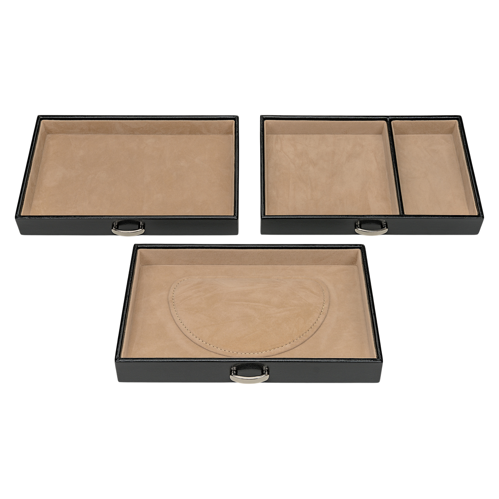Jewelry case Merino / black