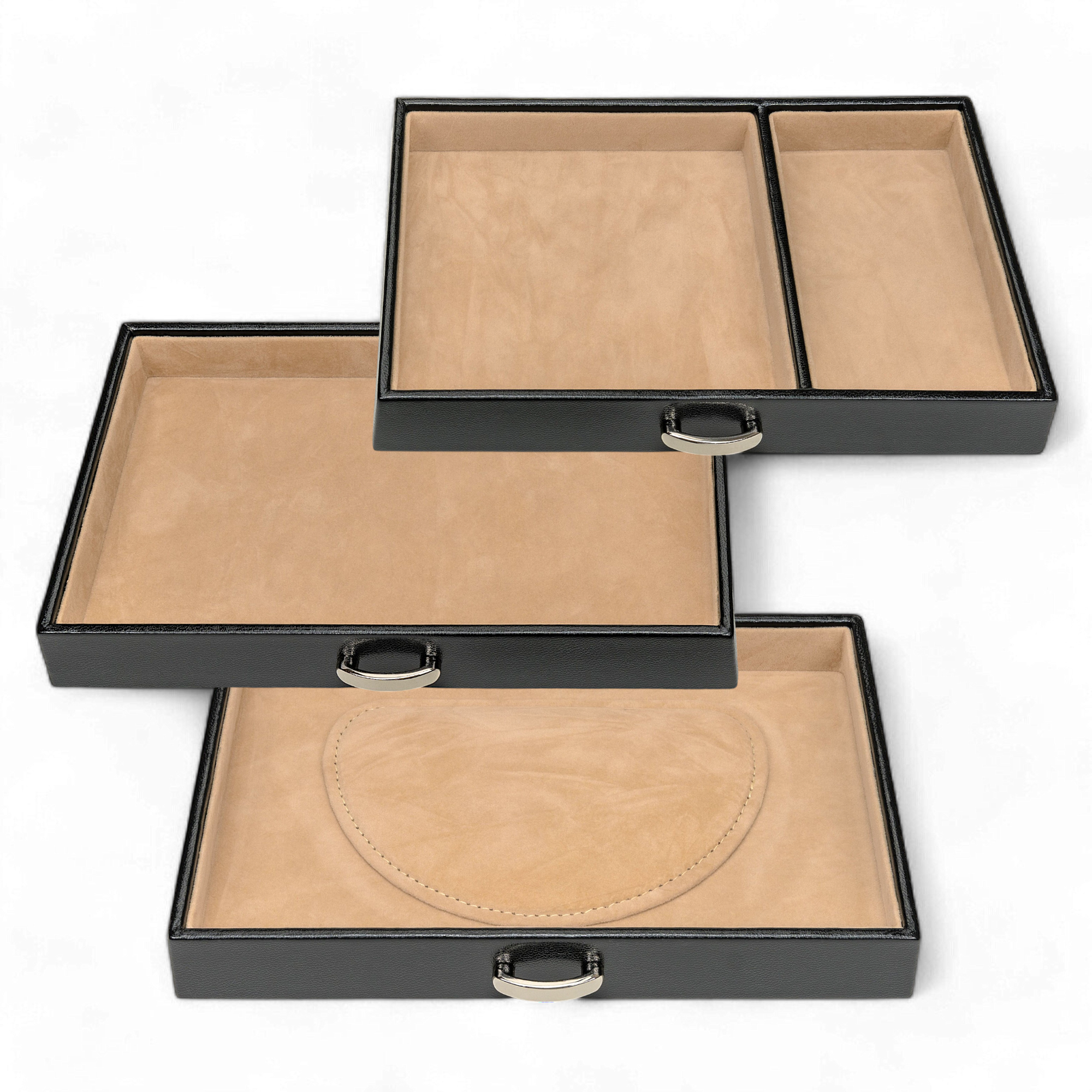 Jewelry case Merino / black
