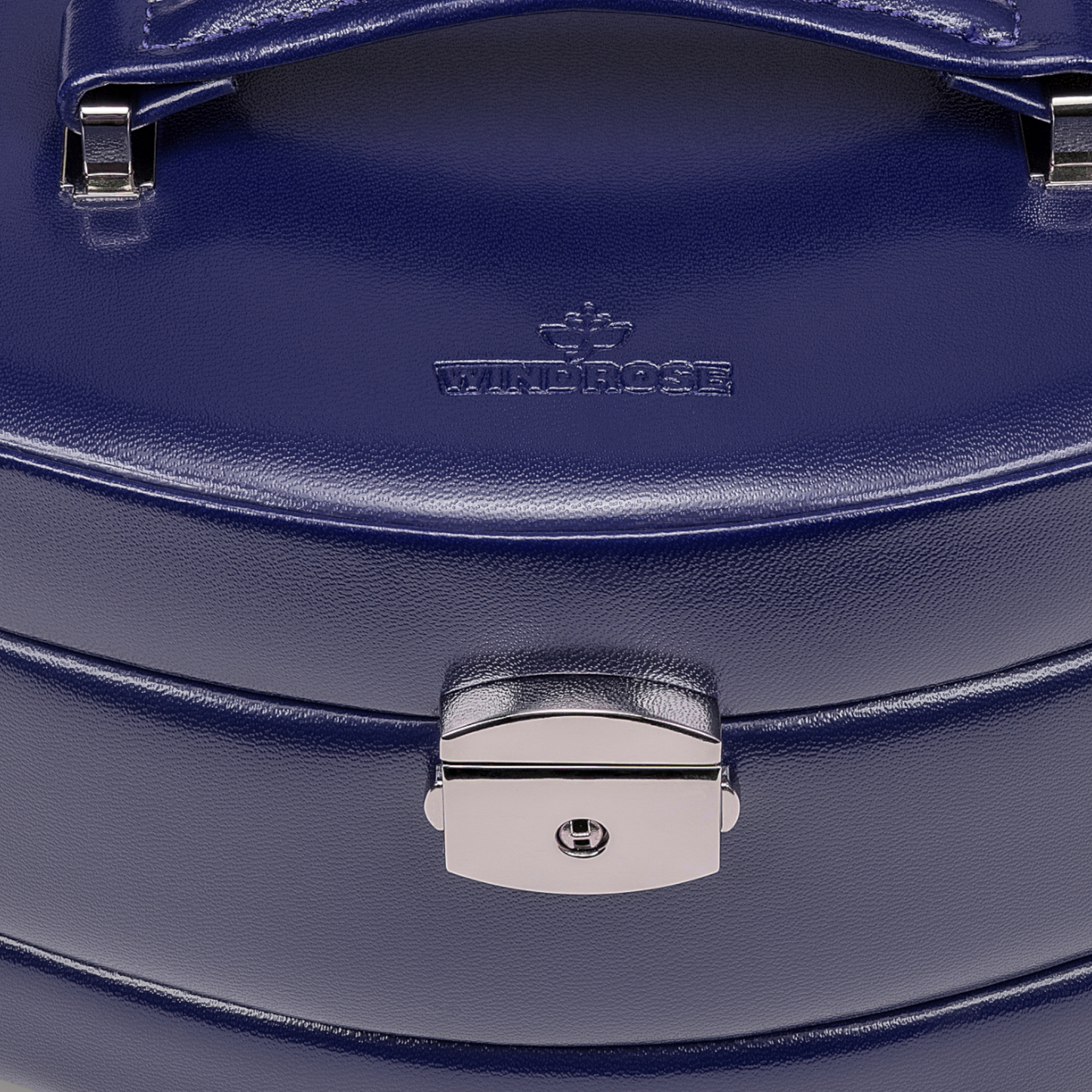 Automatic jewelry case Merino Moda / dark blue