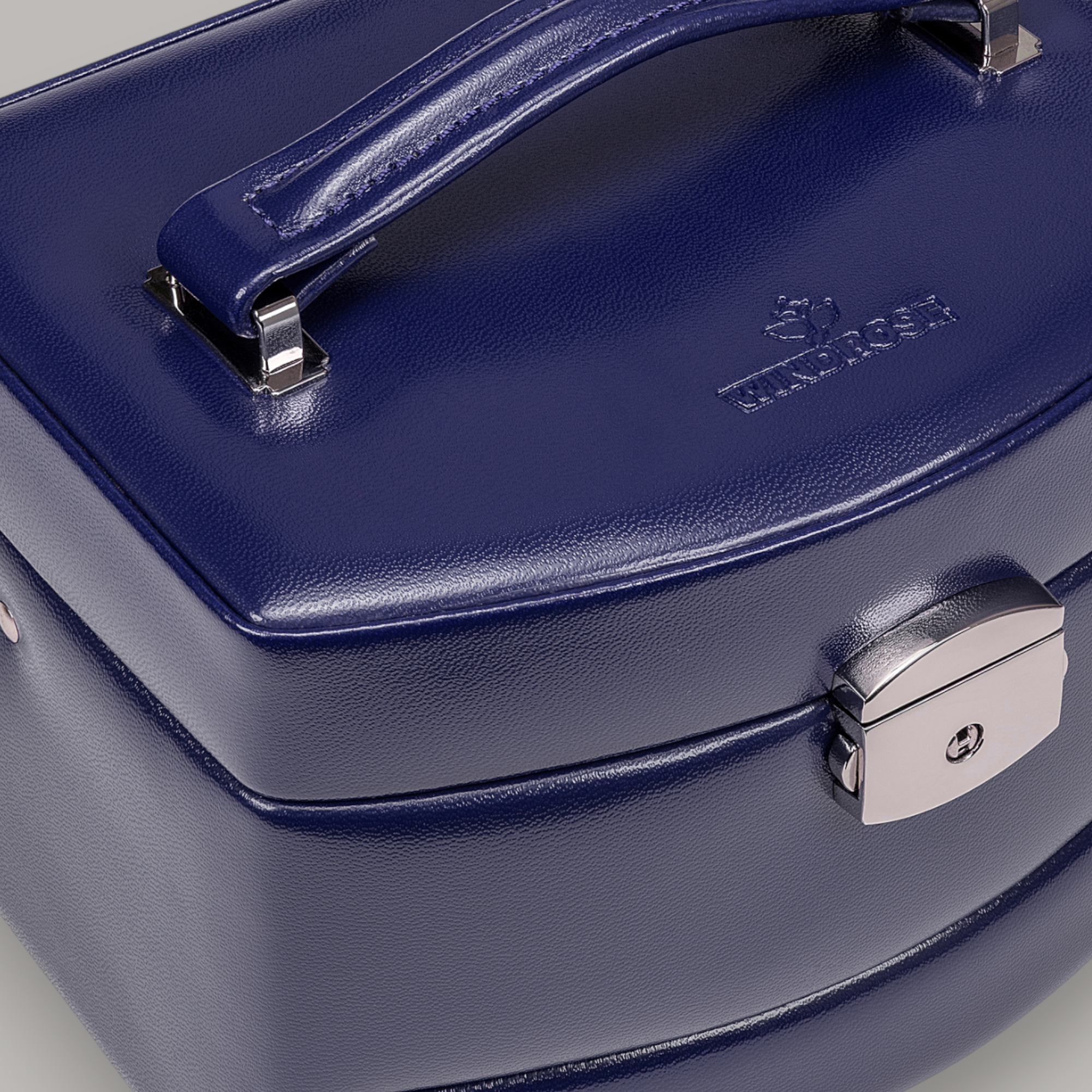 Automatic jewelry case Merino Moda / dark blue