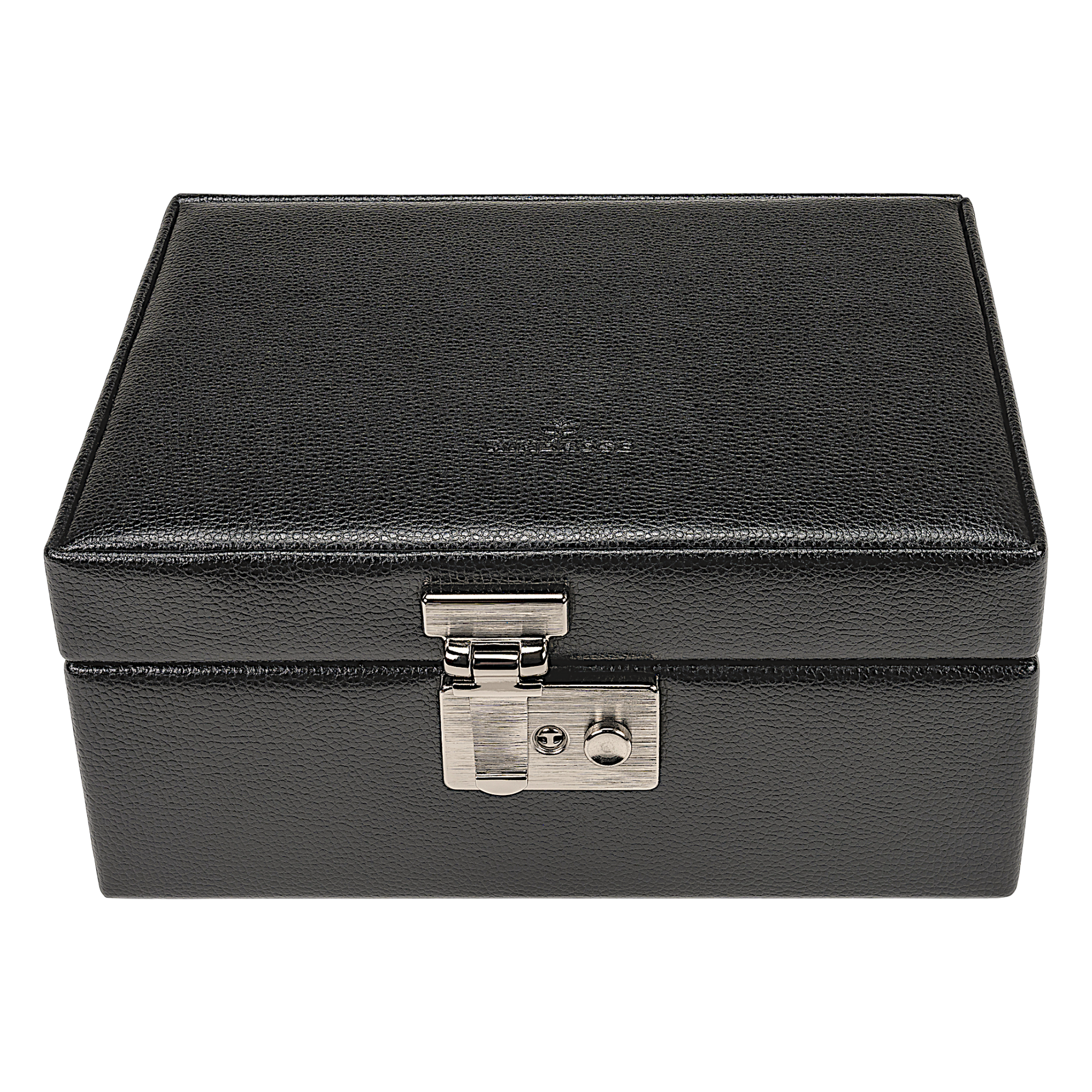Uhrenkassette Beluga / schwarz (Leder)