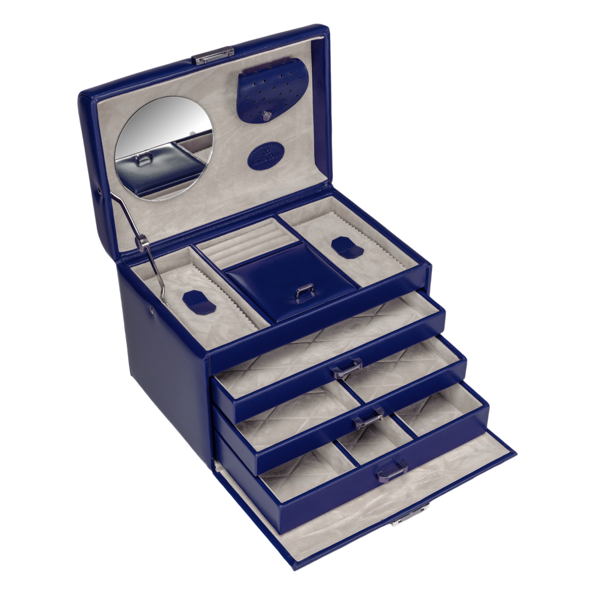 Coffret à bijoux Merino Moda / bleu foncé