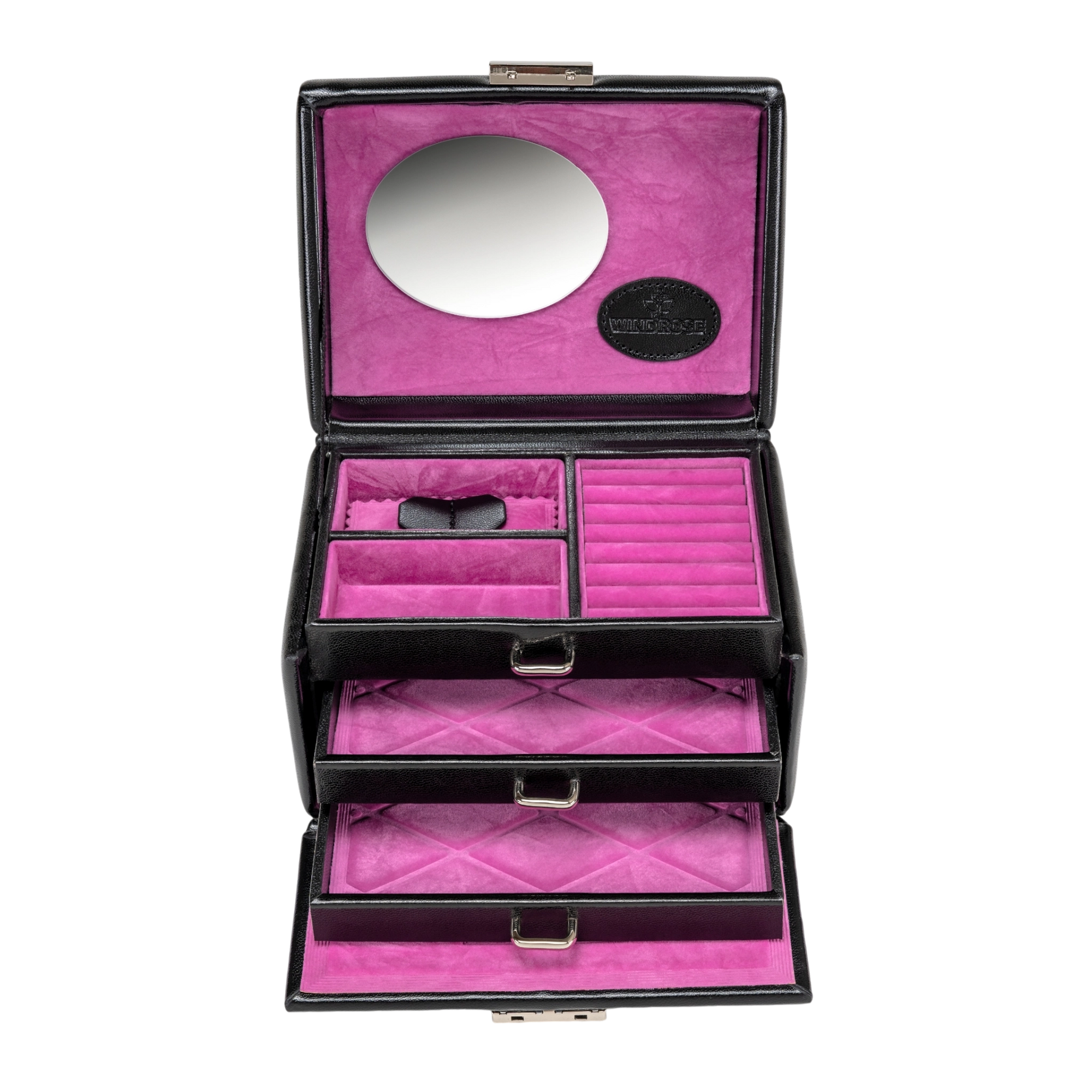 petit coffret à bijoux Merino Moda / noir