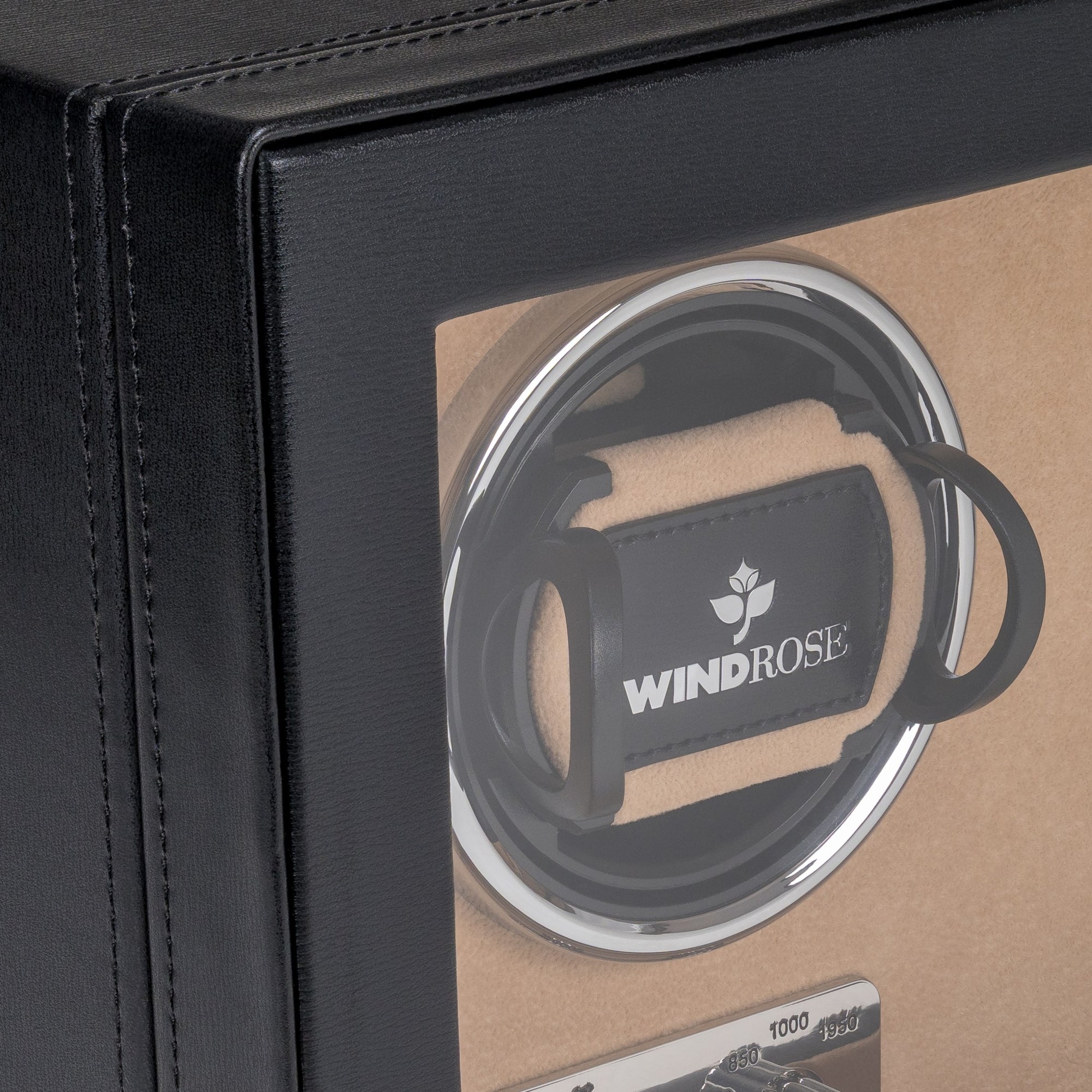 Watch winder 2 watches Ambiance / black (leather)